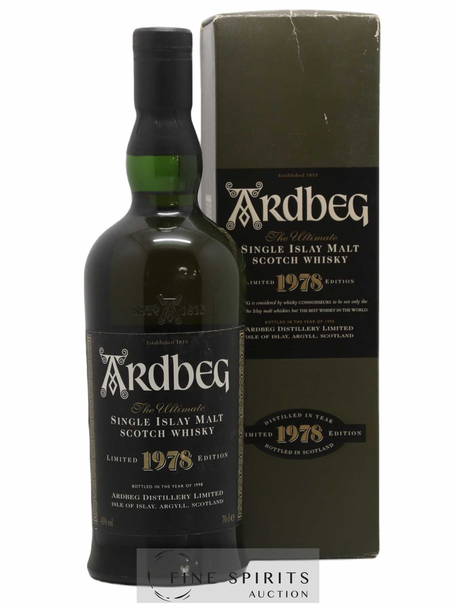 Ardbeg 1978 Of. Limited Edition - bottled 1998 The Ultimate - Posten von 1 Flasche - 0