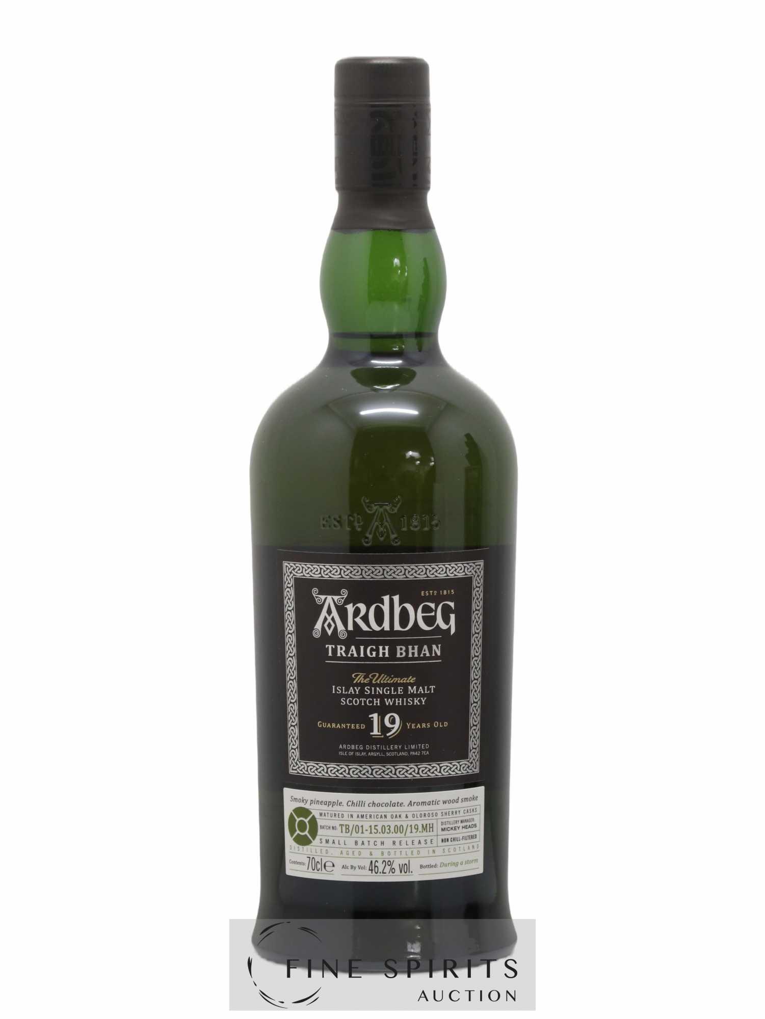 Ardbeg 19 years Of. Traigh Bhan TB-01-15.03.00-19.MH The Ultimate - Lot de 1 bouteille - 1