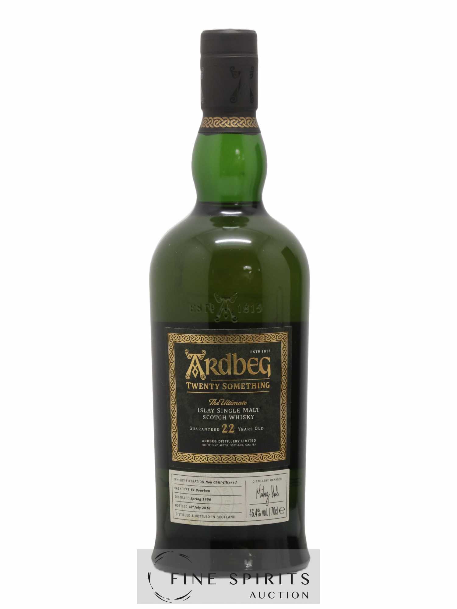 Ardbeg 22 years 1996 Of. Twenty Something Ex-Bourbon Cask - bottled 2018 Special Comittee Only Edition The Ultimate - Lot de 1 bouteille - 1