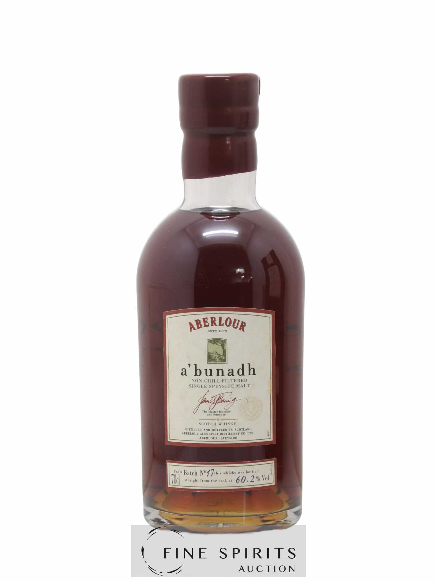 Aberlour Of. A'Bunadh Batch 17 - Lot de 1 bouteille - 1