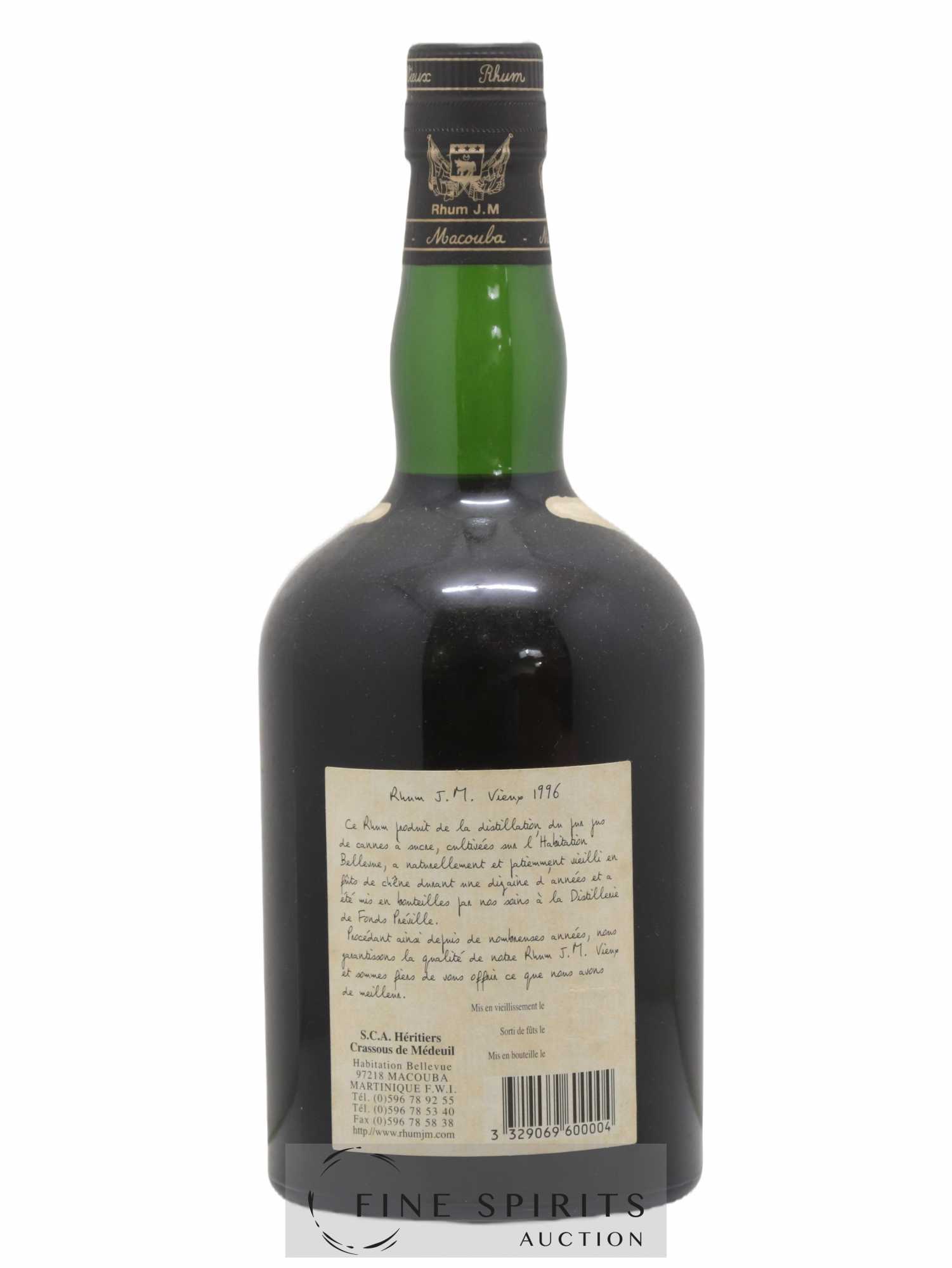 J.M 1996 Of. - Lot of 1 bottle - 1