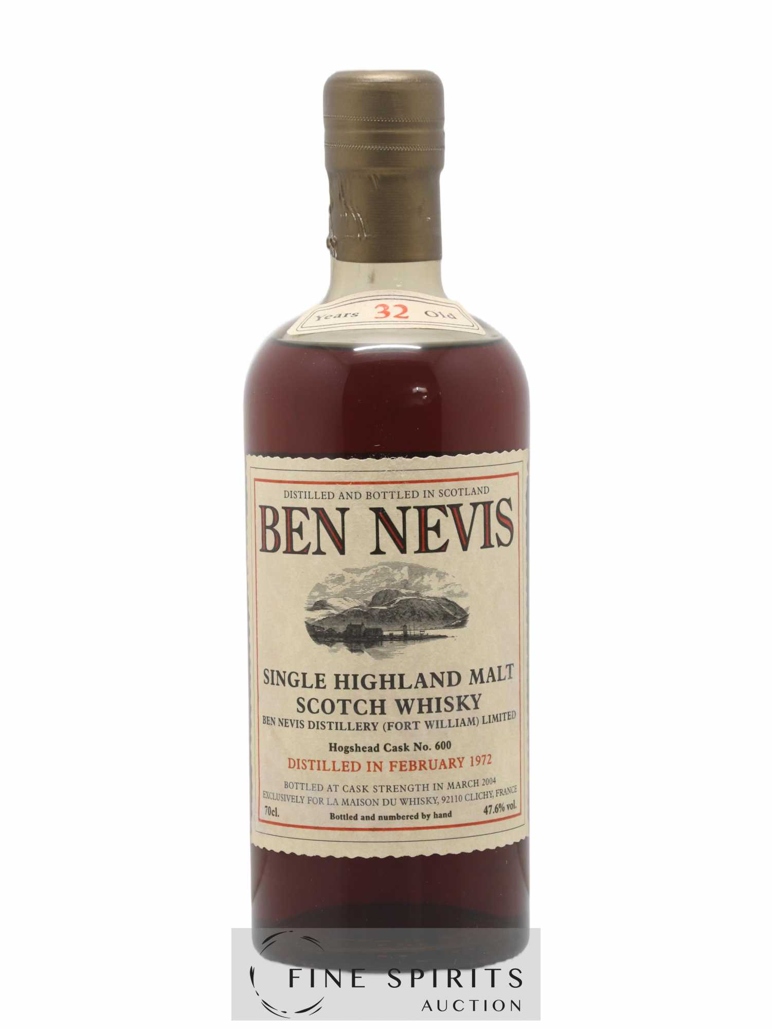 Ben Nevis 32 years 1972 Of. Hogshead Cask n°600 - bottled 2004 LMDW - Lot de 1 bouteille - 1