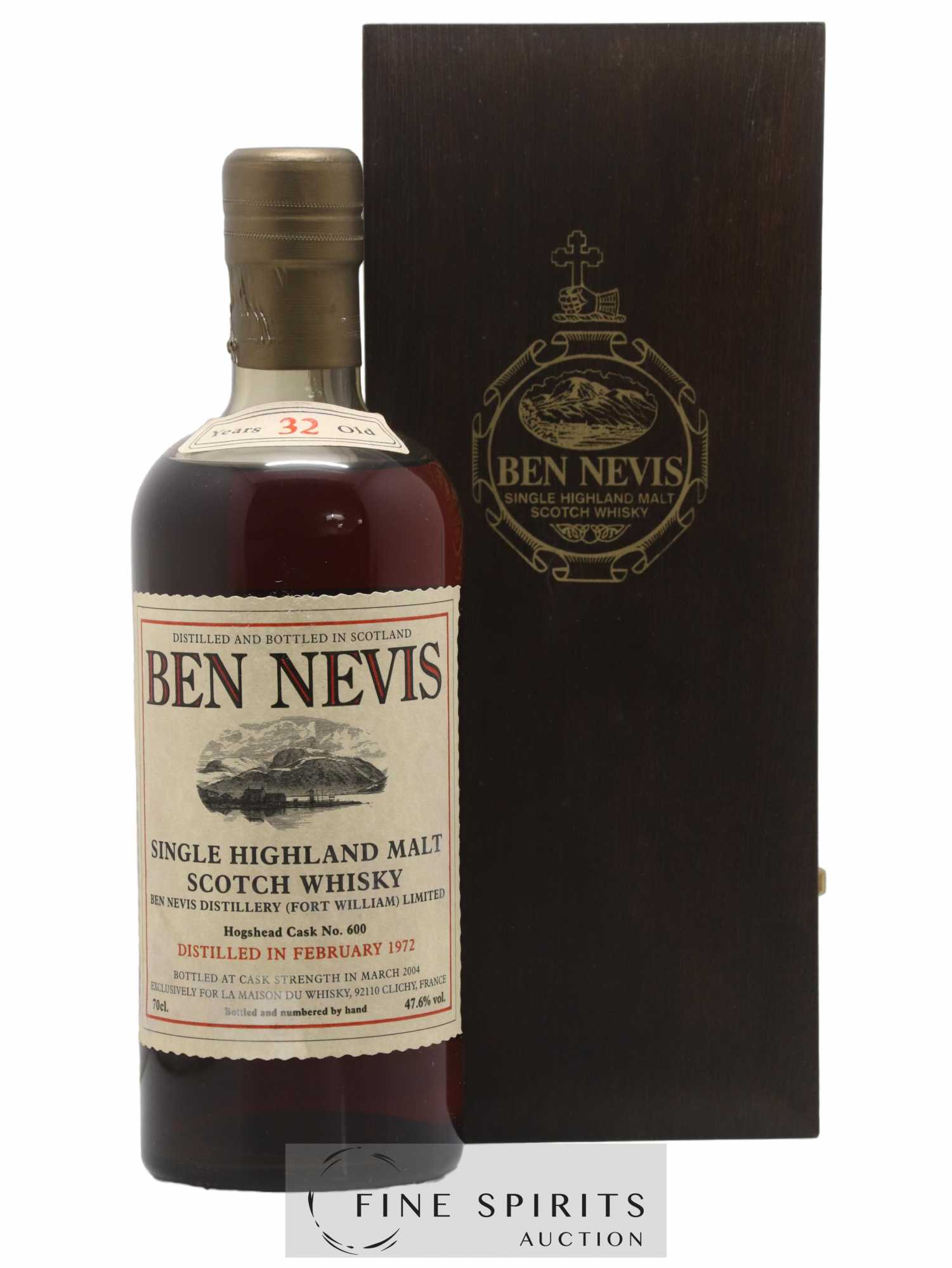 Ben Nevis 32 years 1972 Of. Hogshead Cask n°600 - bottled 2004 LMDW - Lot de 1 bouteille - 0