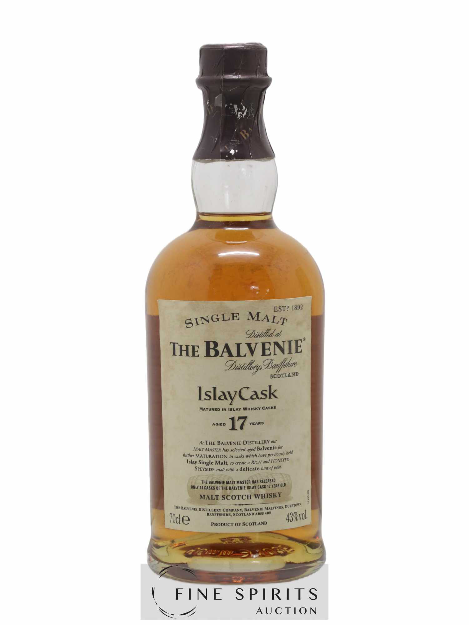 Balvenie (The) 17 years Of. Islay Cask - Posten von 1 Flasche - 1