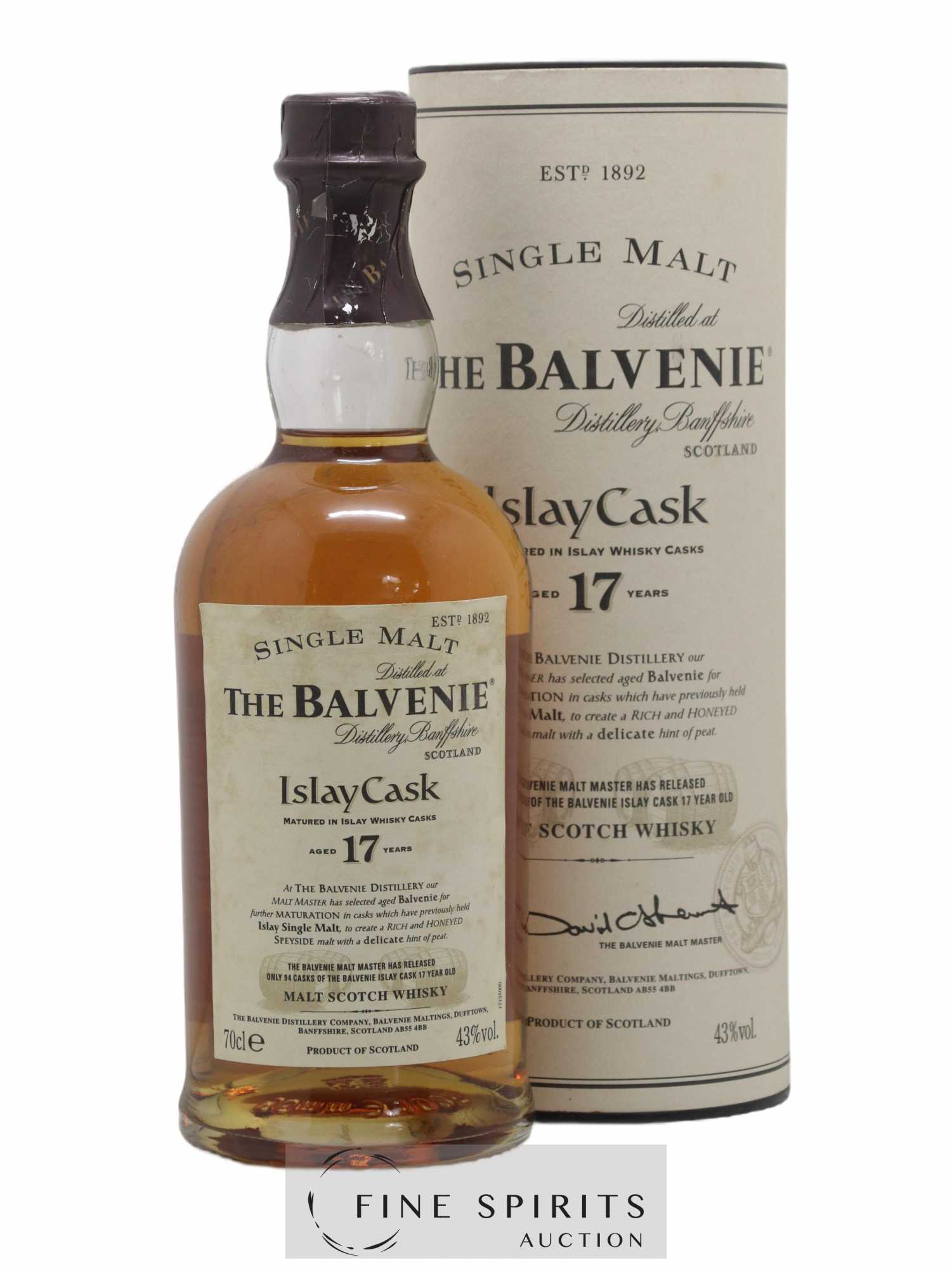 Balvenie (The) 17 years Of. Islay Cask - Posten von 1 Flasche - 0