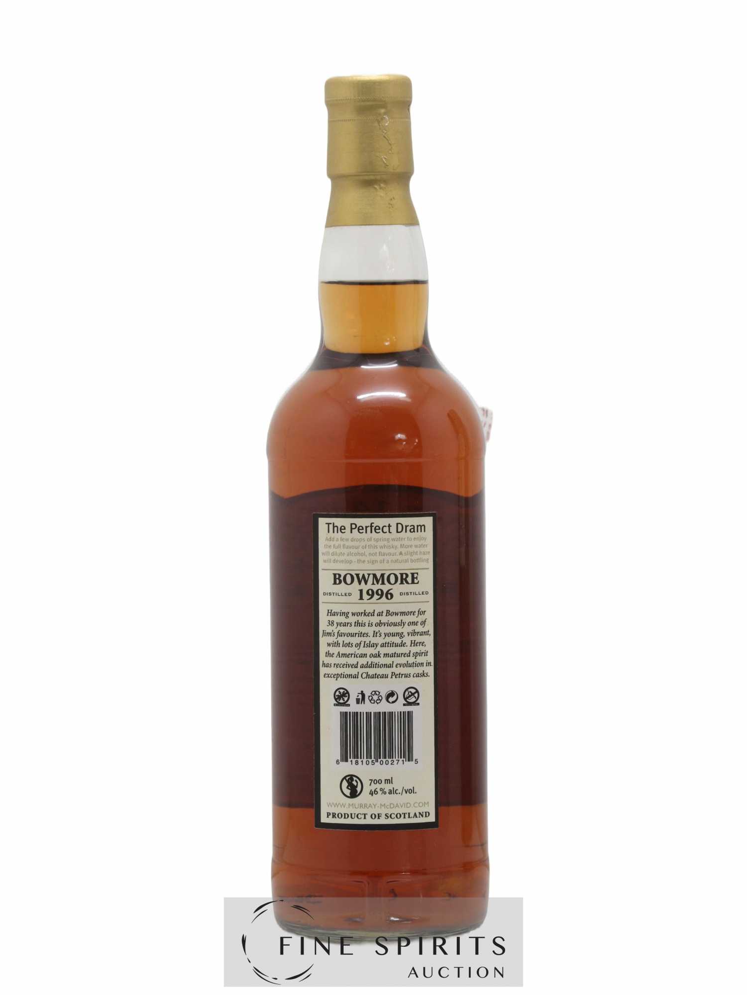 Bowmore 14 years 1996 Murray Mc David Petrus Casks - One of 1200 - Lot de 1 bouteille - 2