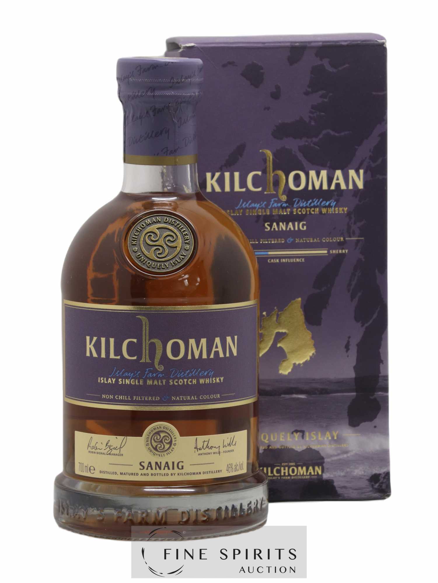 Kilchoman Of. Sanaig - Lot de 1 bouteille - 0