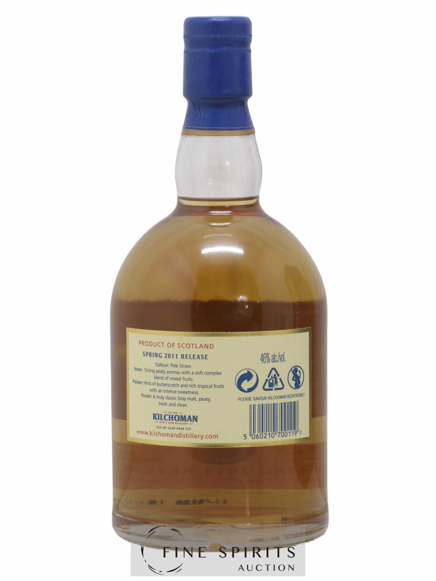 Kilchoman Of. Spring 2011 Release - Posten von 1 Flasche - 2