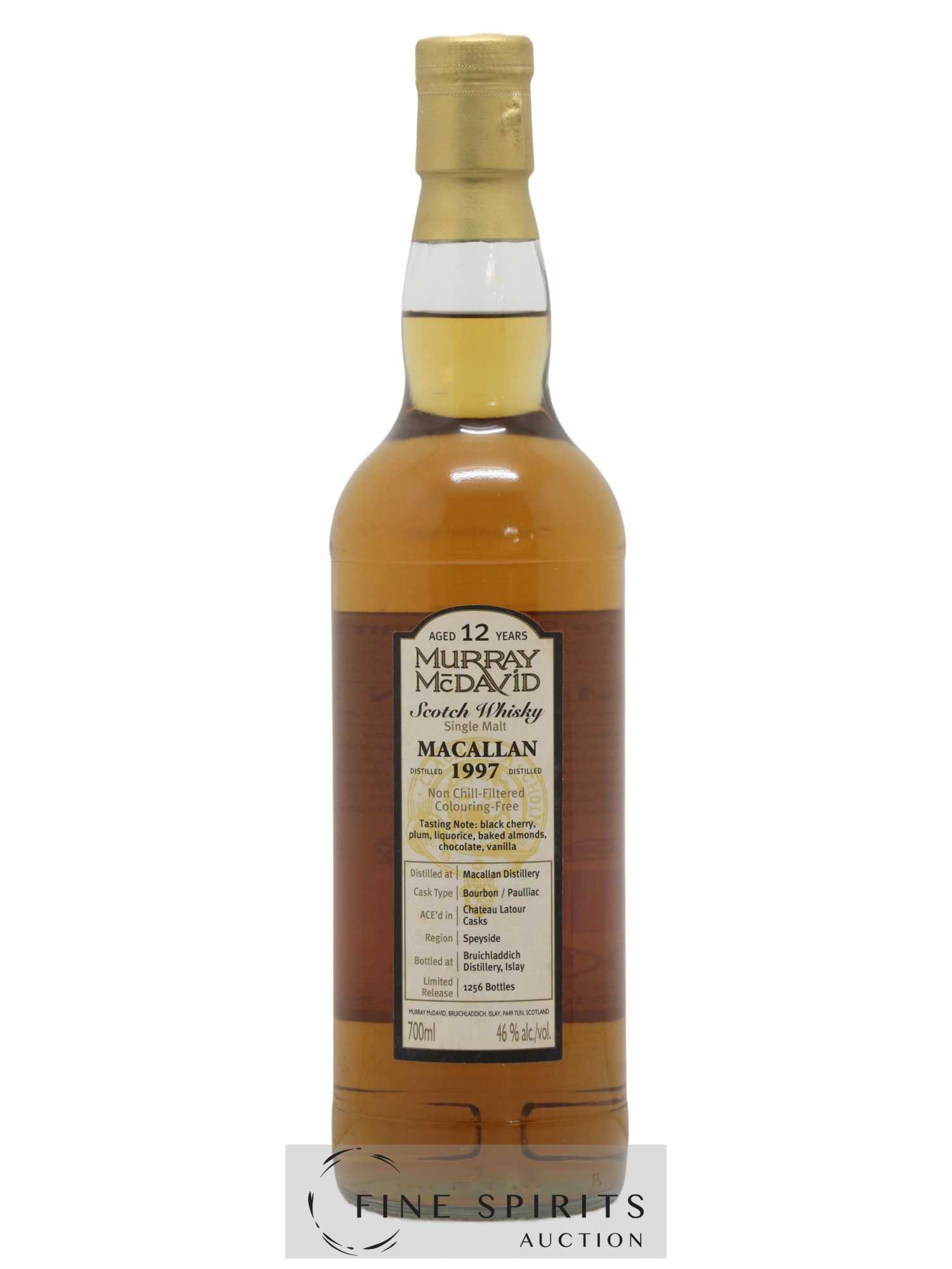 Macallan (The) 12 years 1997 Murray Mc David Ace'd in Château Latour Casks - One of 1256 - Lot de 1 bouteille - 1