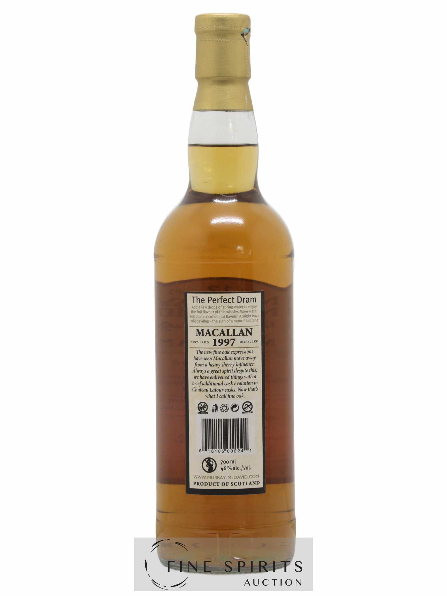 Macallan (The) 12 years 1997 Murray Mc David Ace'd in Château Latour Casks - One of 1256 - Lot de 1 bouteille - 2