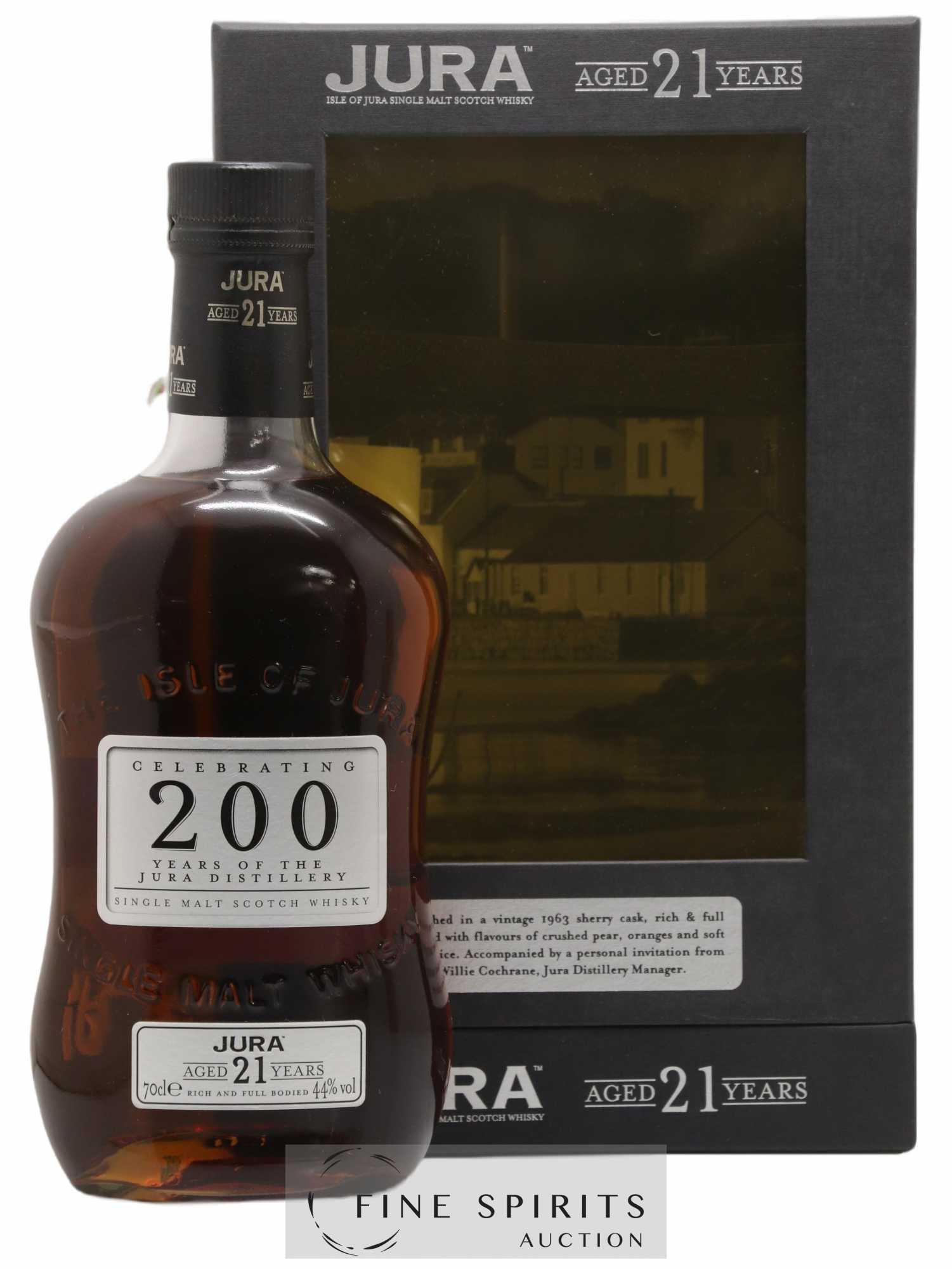 Jura 21 years Of. Celebrating 200 Years - Lot de 1 bouteille - 0