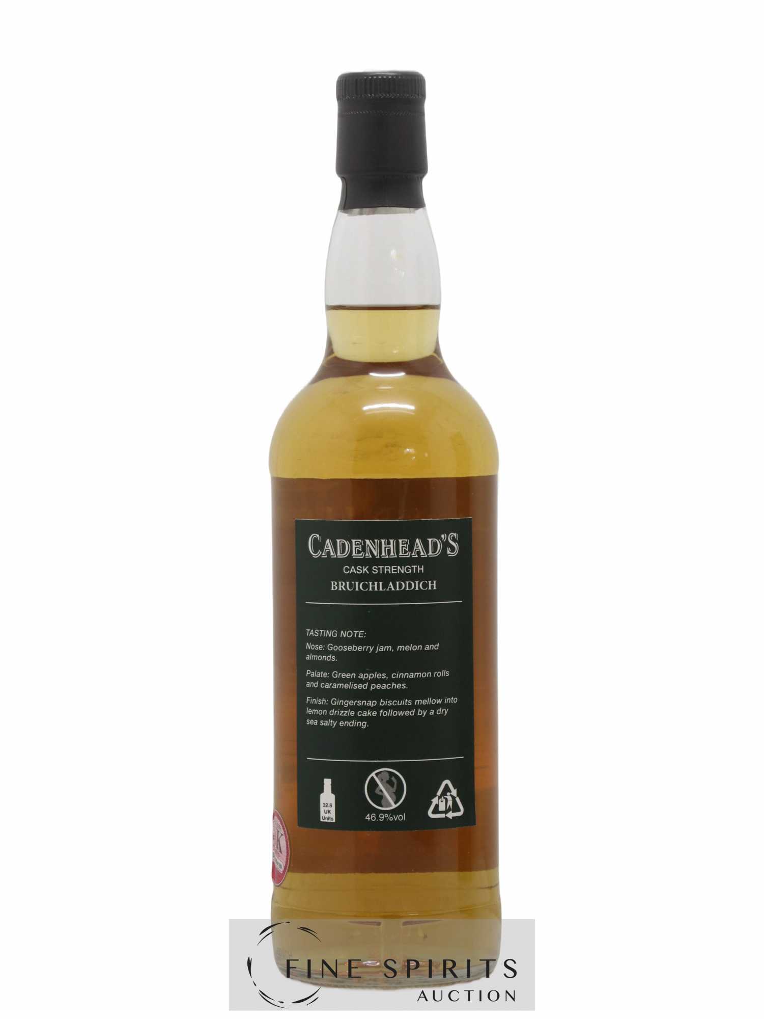 Bruichladdich 24 years 1993 Cadenhead's Cask Strength One of 204 - bottled 2018 Authentic Collection - Lot de 1 bouteille - 2