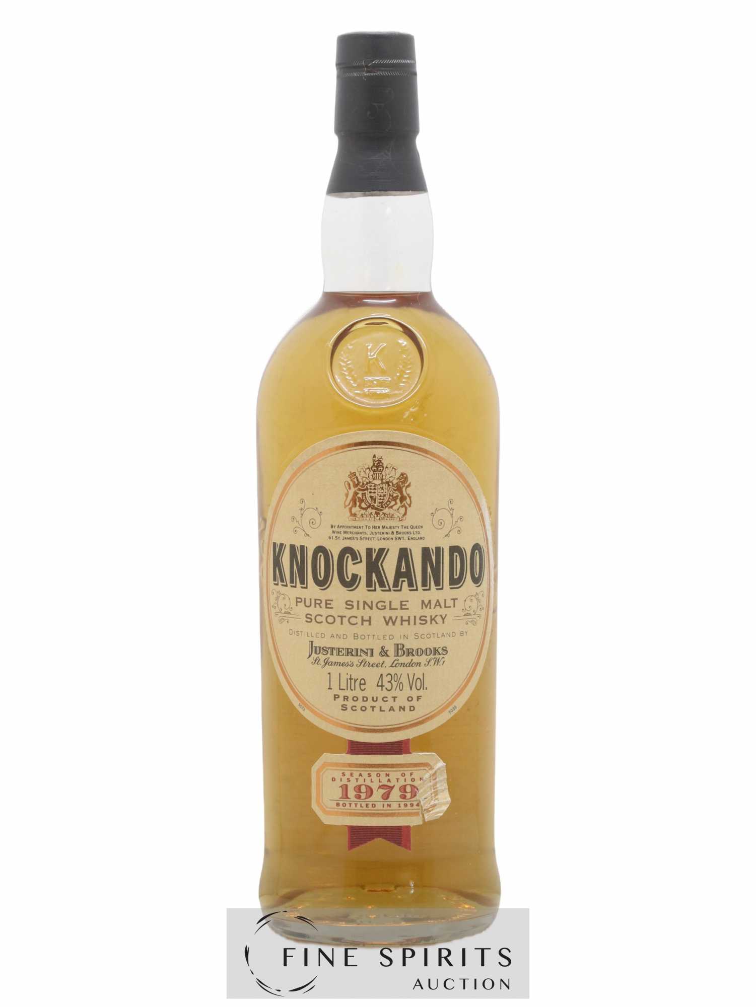 Knockando 1979 Of. bottled 1994 (1L) - Lot de 1 bouteille - 1