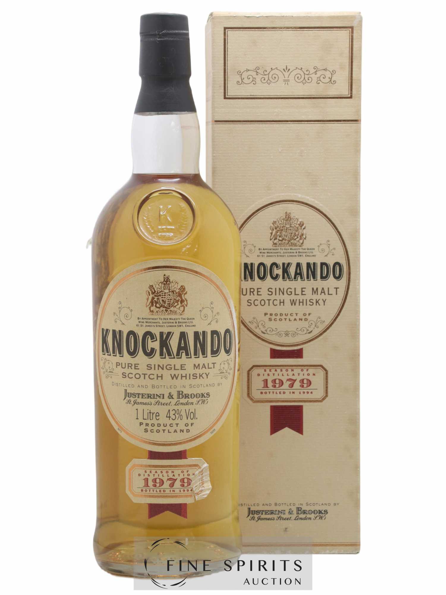 Knockando 1979 Of. bottled 1994 (1L) - Lot de 1 bouteille - 0
