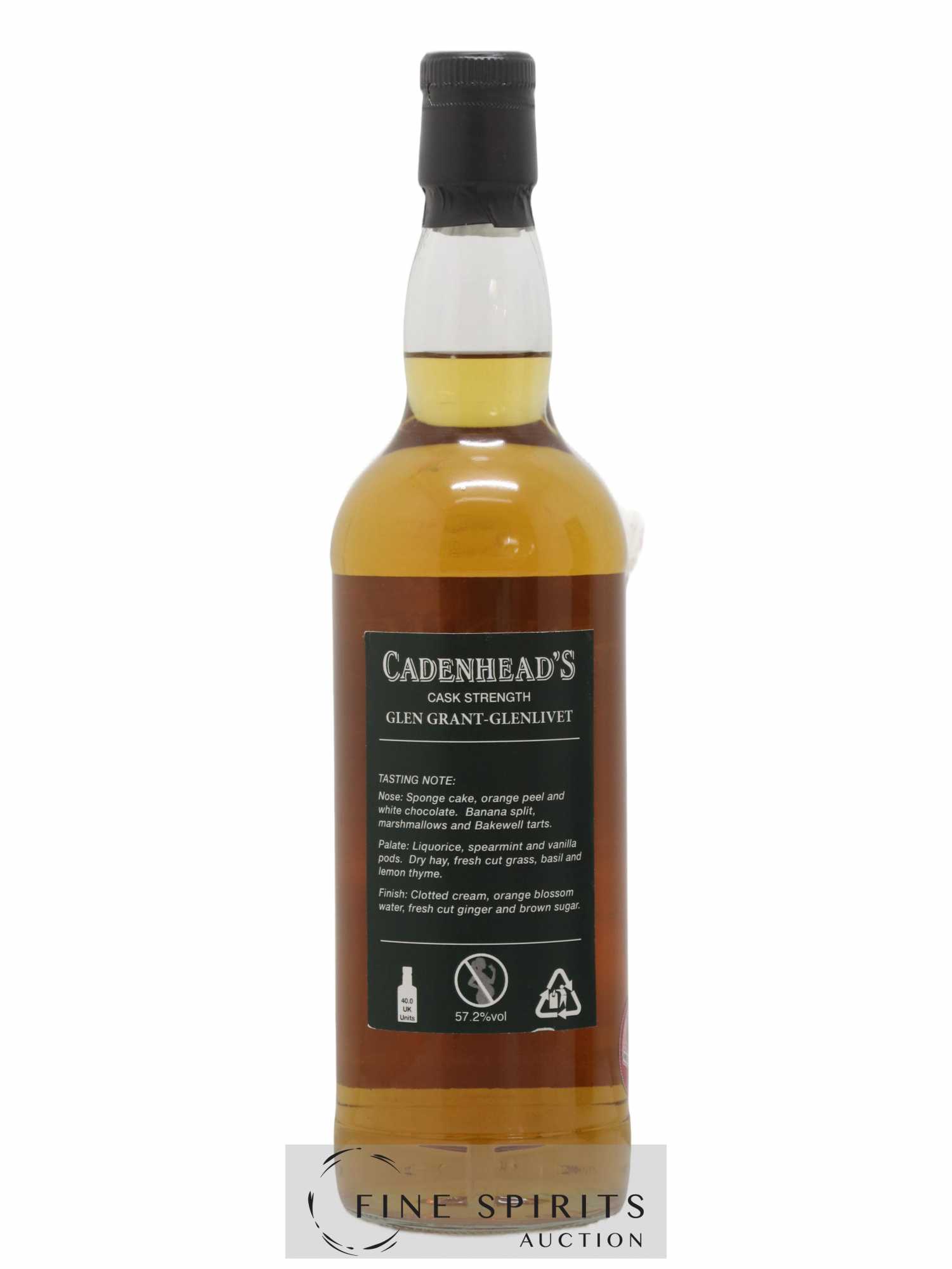 Glen Grant 22 years 1995 Cadenhead's Cask Strength One of 486 - bottled 2017 Authentic Collection - Lot de 1 bouteille - 2