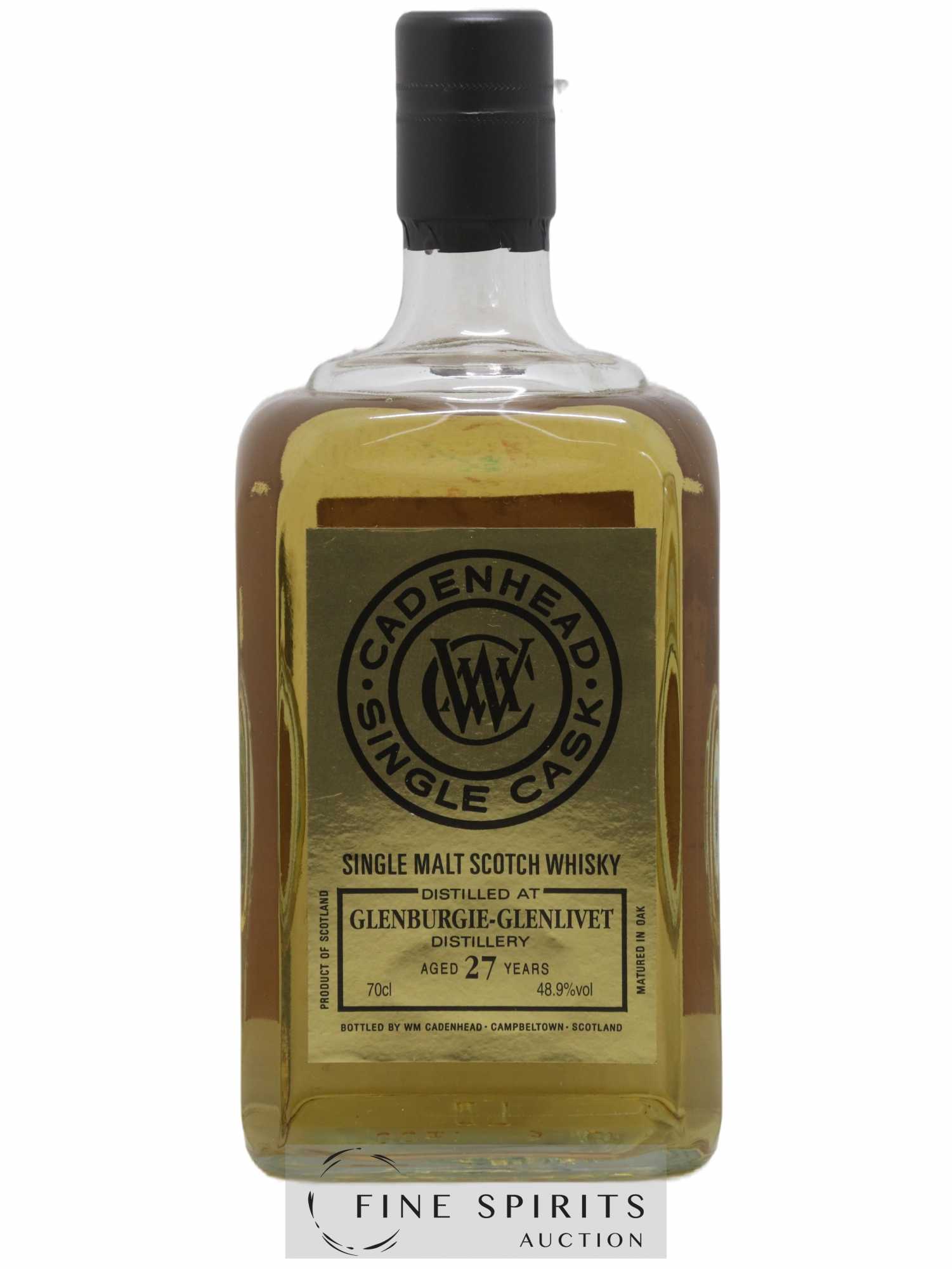 Glenburgie 27 years 1992 Cadenhead's Single Cask One of 222 - bottled 2019 - Lot de 1 bouteille - 1