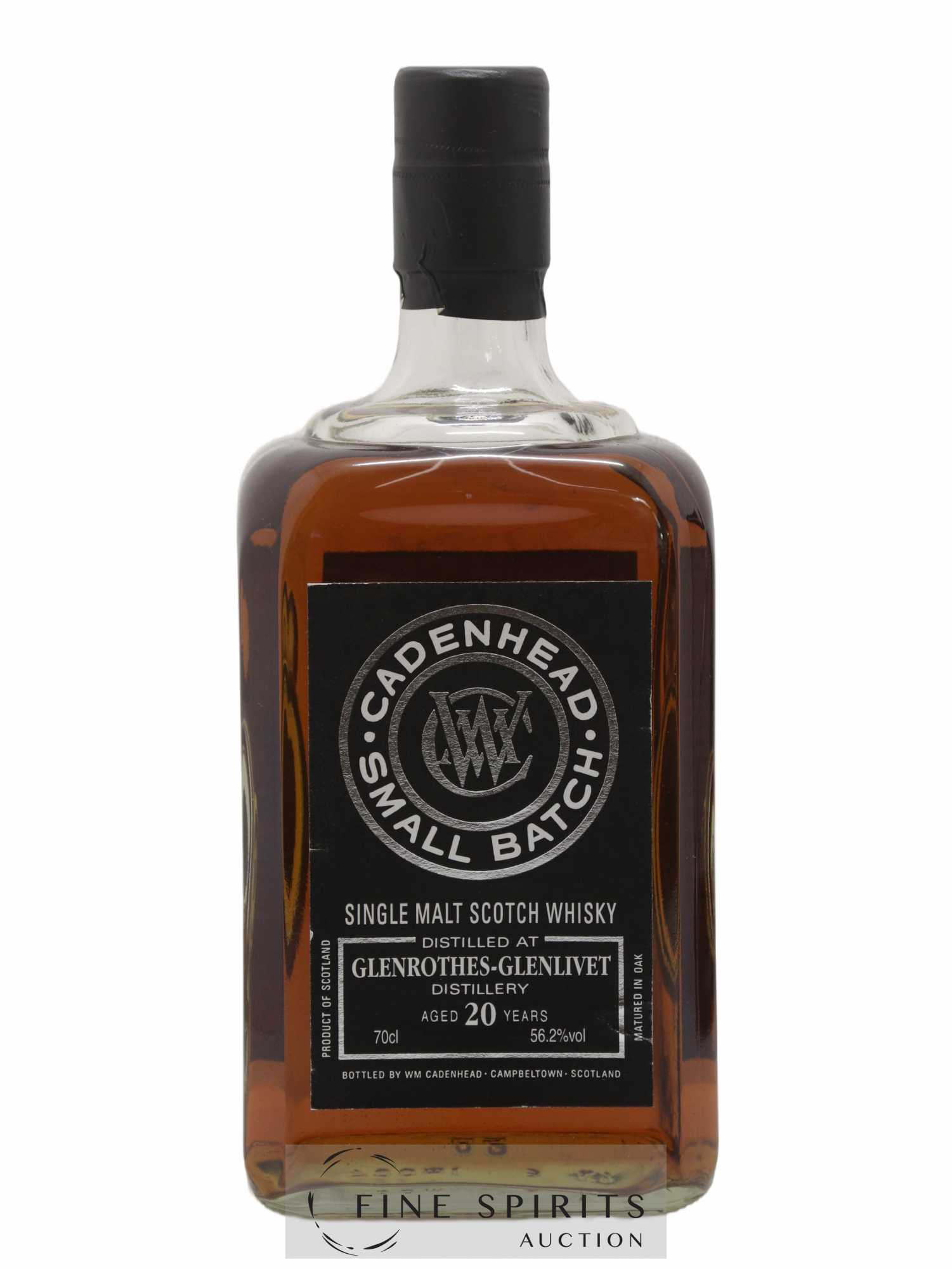 Glenrothes 20 years 1997 Cadenhead's Small Batch One of 1524 - bottled 2018 - Lot de 1 bouteille - 1