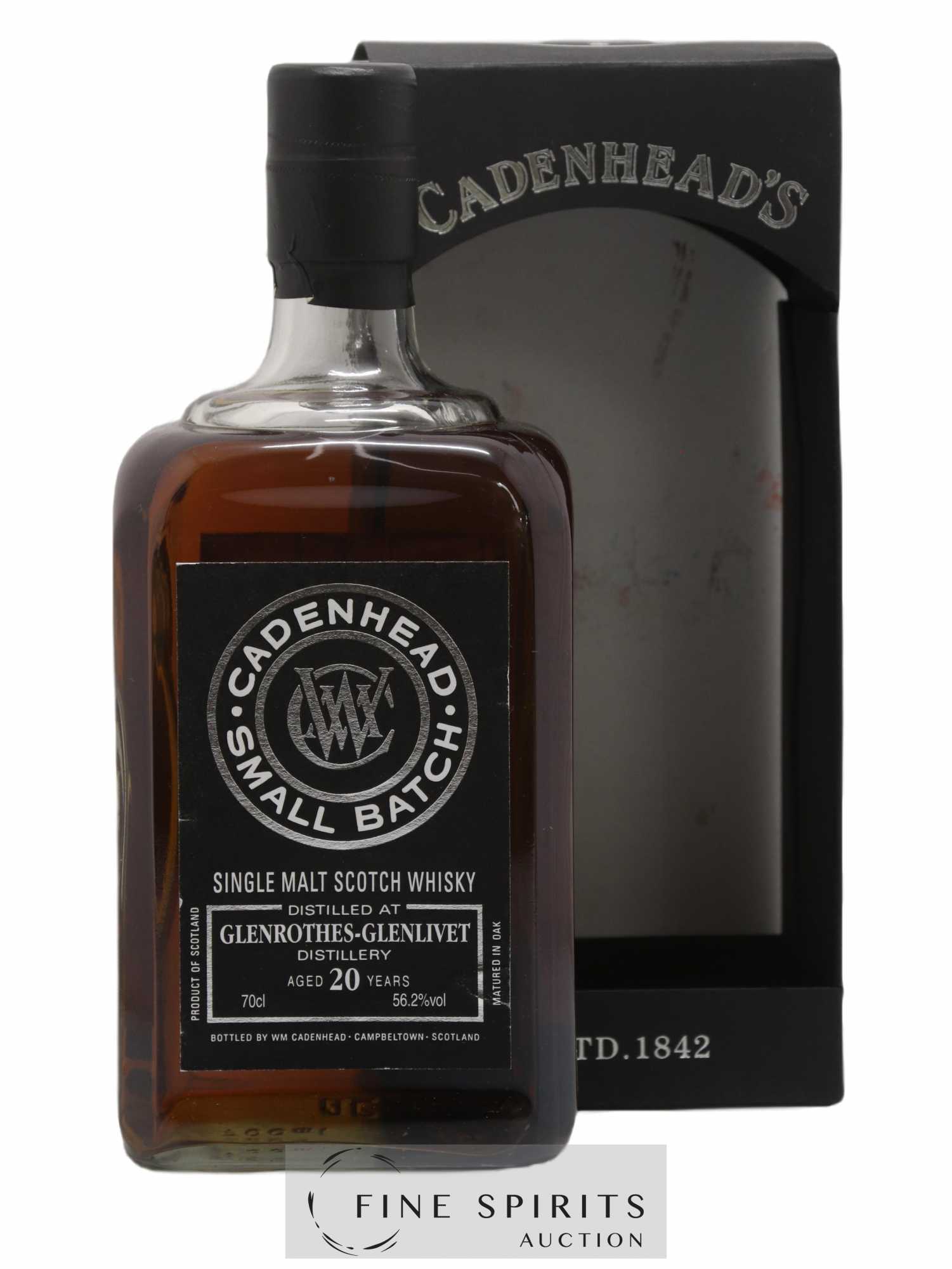 Glenrothes 20 years 1997 Cadenhead's Small Batch One of 1524 - bottled 2018 - Lot de 1 bouteille - 0