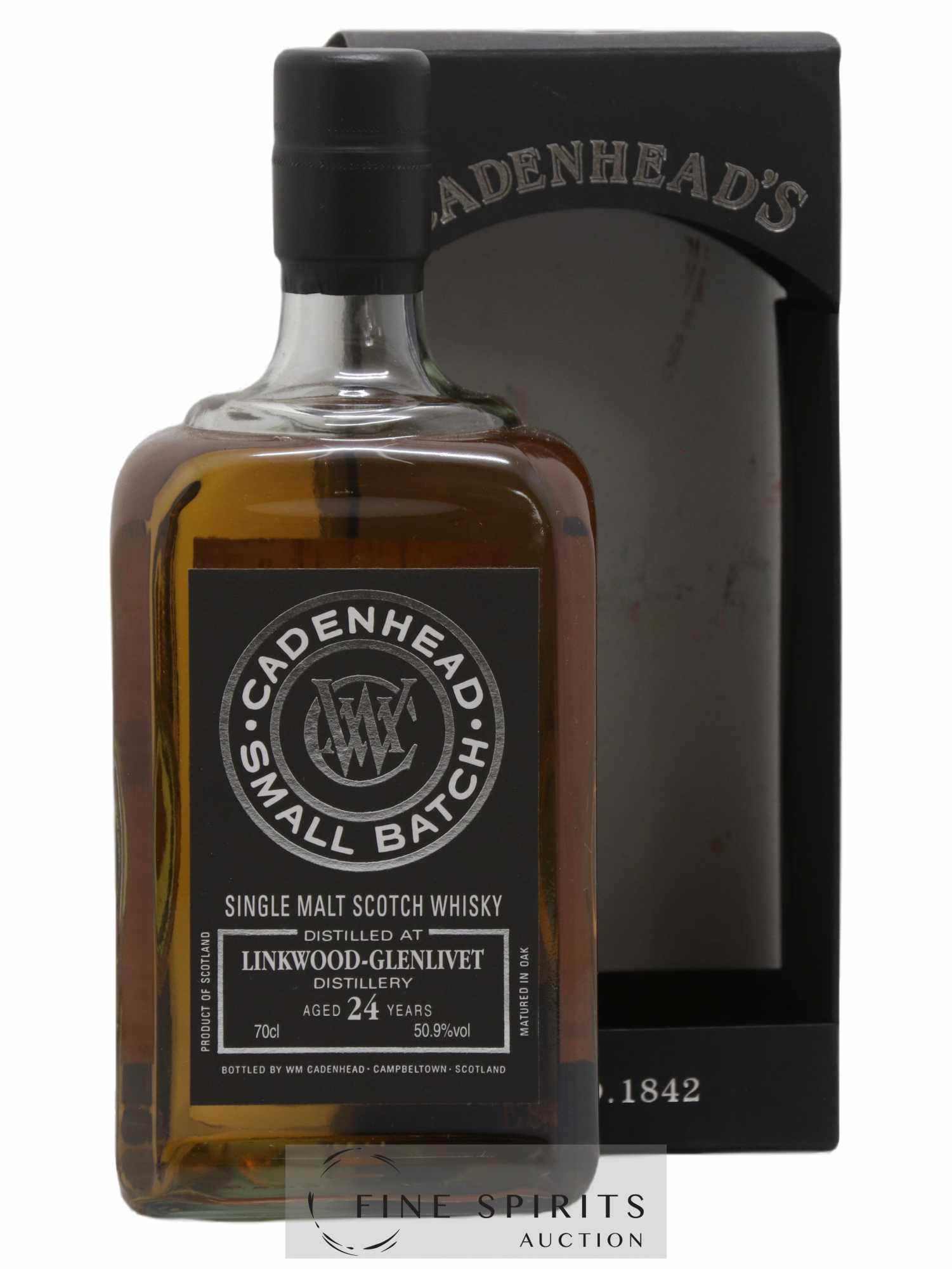 Linkwood 24 years 1992 Cadenhead's Small Batch One of 384 - bottled 2017 - Lot de 1 bouteille - 0