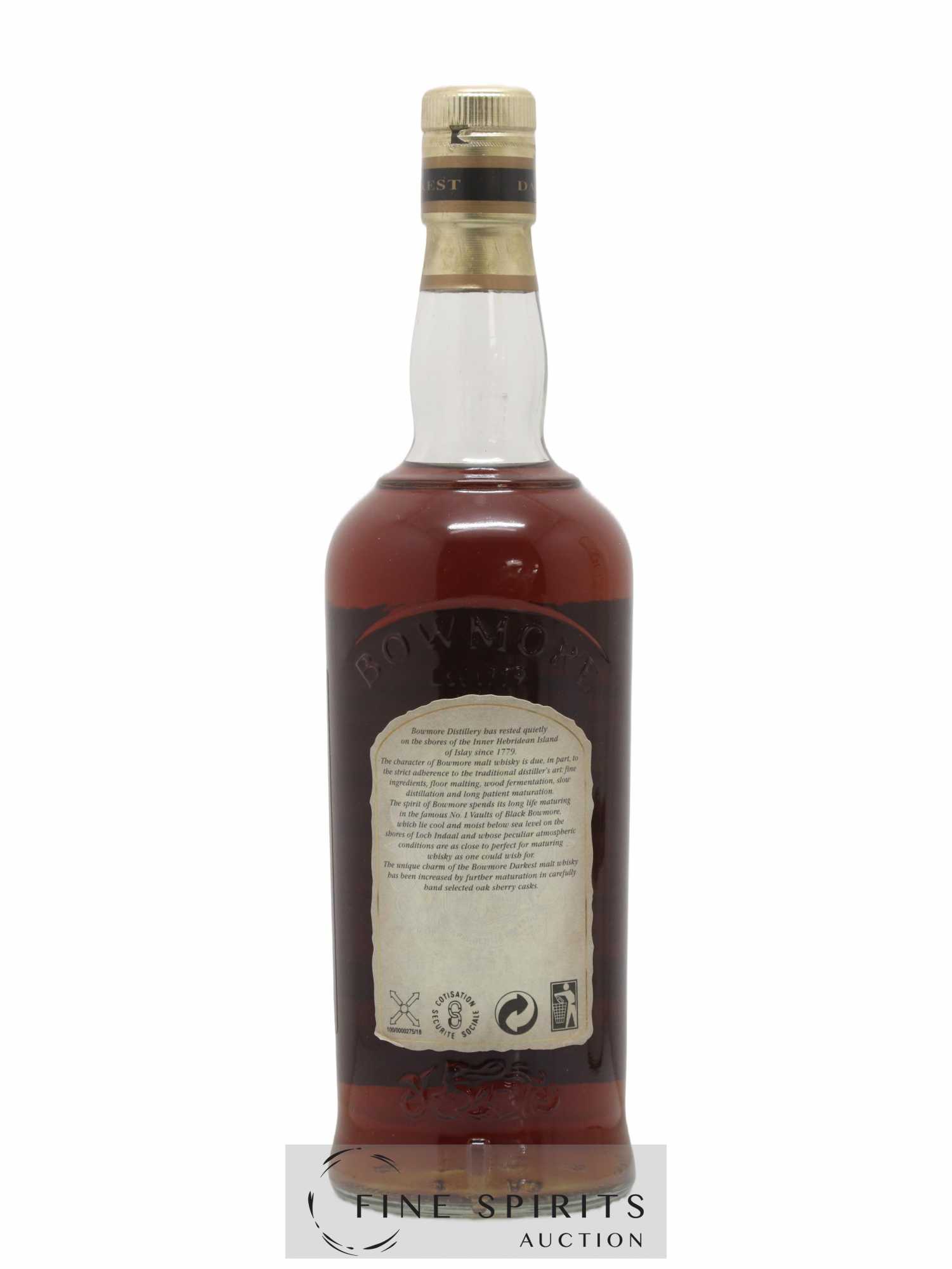 Bowmore Of. Darkest - Lot of 1 bottle - 2