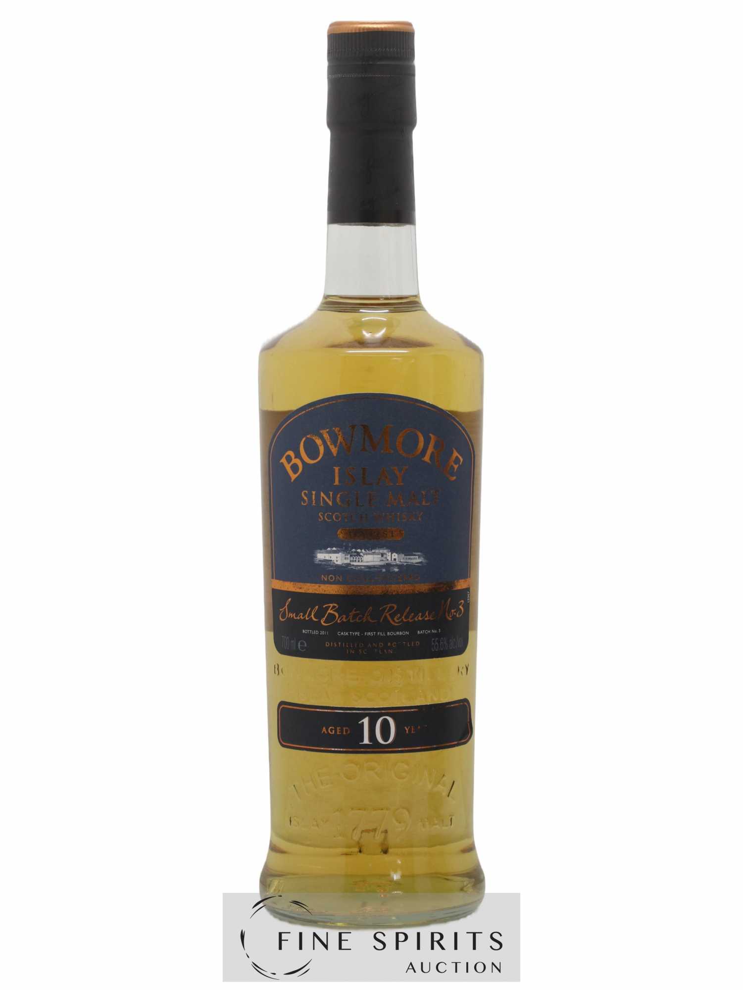 Bowmore 10 years Of. Tempest Small Batch Release n° 3 - bottled 2011 - Lot de 1 bouteille - 1