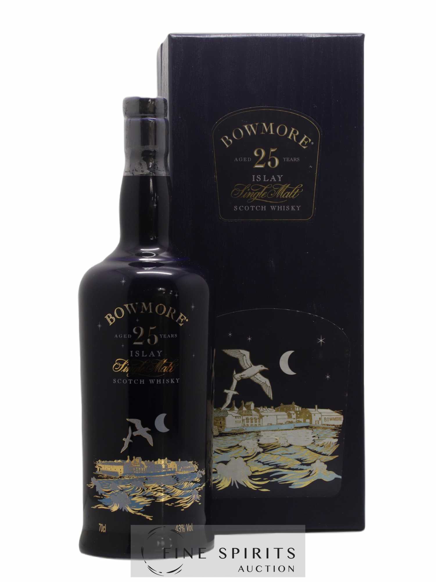 Bowmore 25 years Of. Blue Ceramic bottle - Lot de 1 bouteille - 0