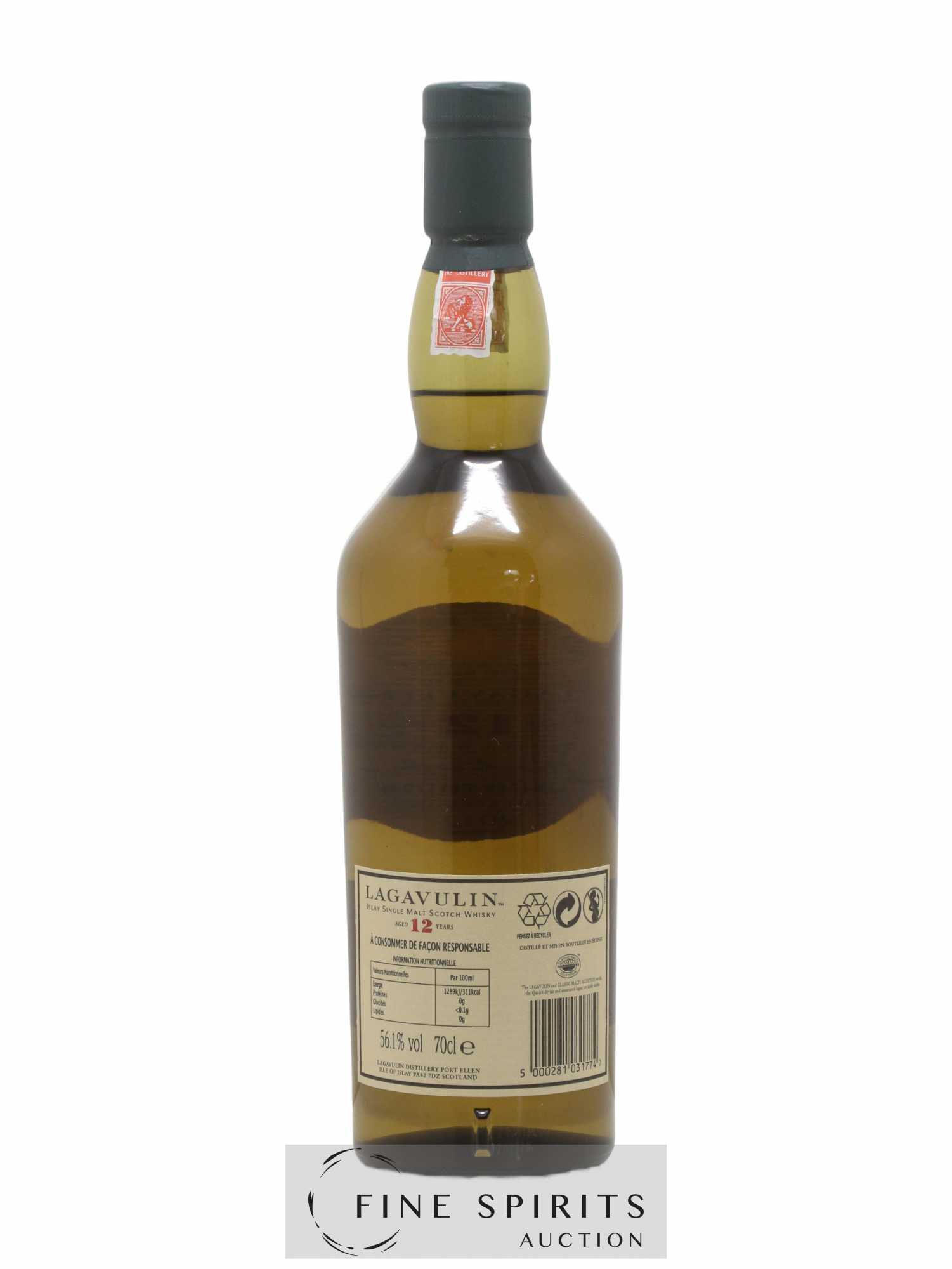 Lagavulin 12 years Of. bottled 2012 Limited Edition - Lot de 1 bouteille - 2
