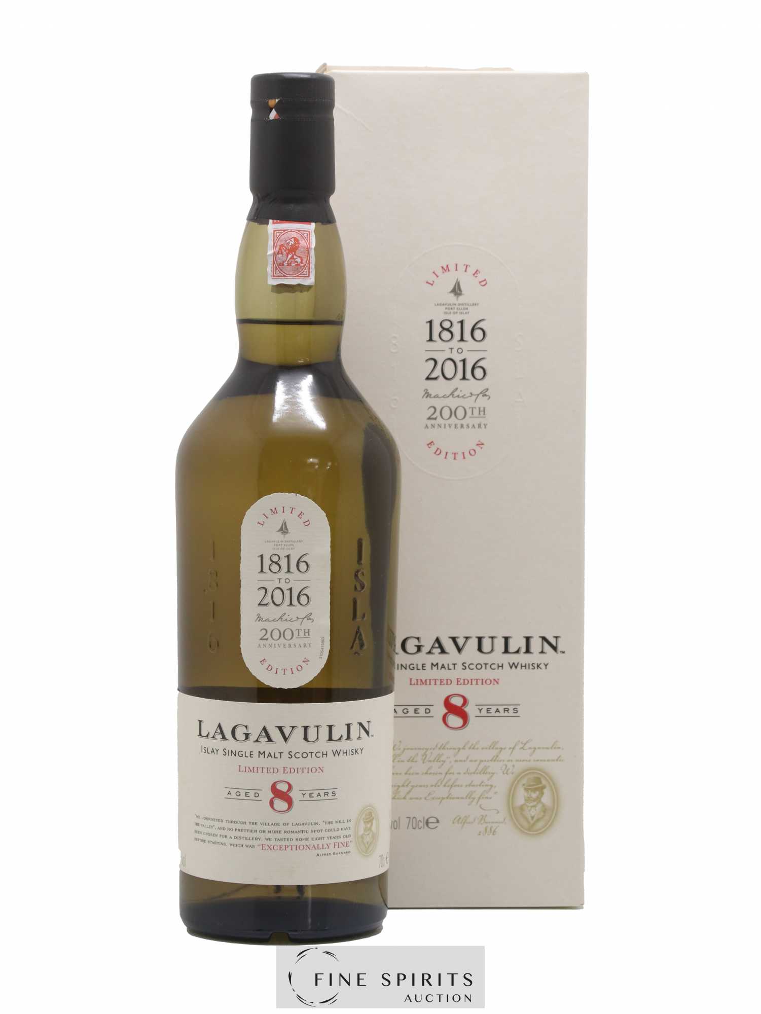 Lagavulin 8 years Of. 200th Anniversary Limited Edition - Lot de 1 bouteille - 0