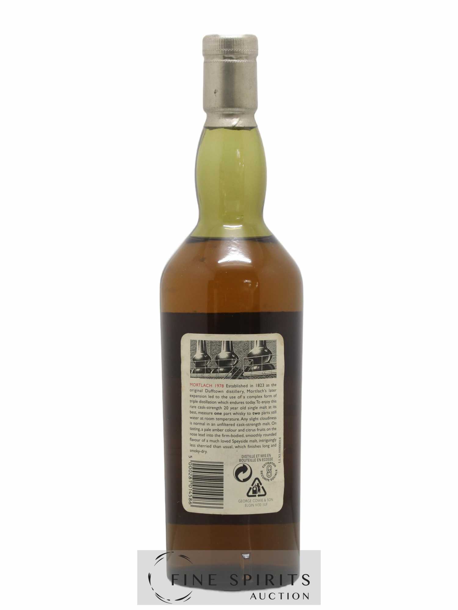 Mortlach 20 years 1978 Of. Rare Malts Selection Natural Cask Strengh - bottled 1998 Limited Edition - Lot de 1 bouteille - 2