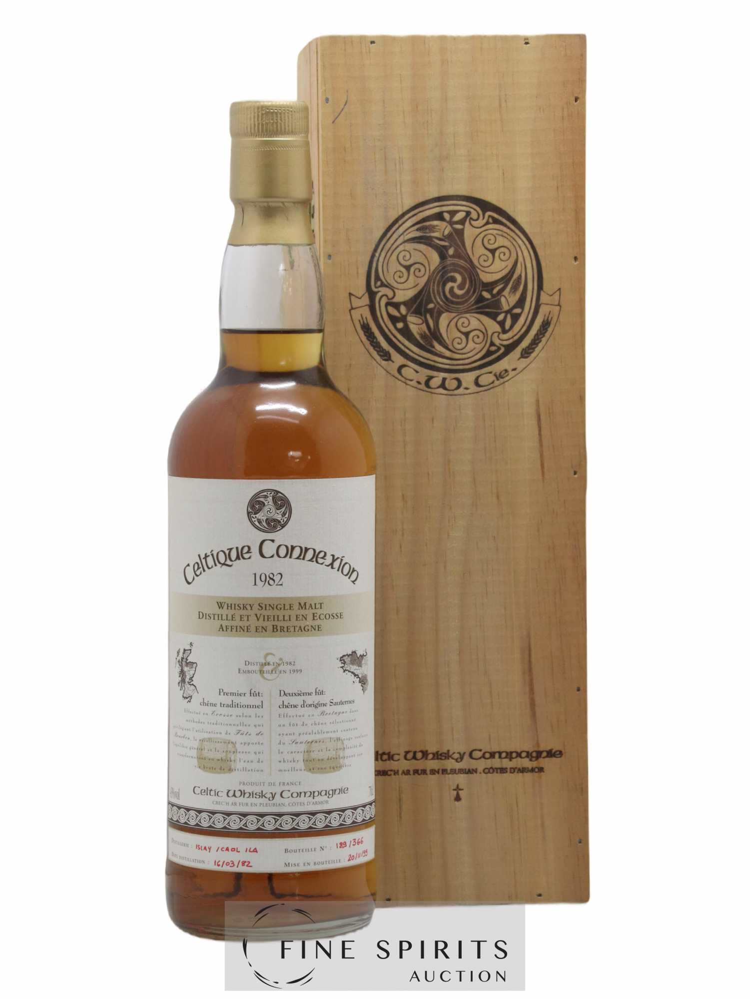 Caol Ila 1982 Celtic Whisky Compagnie Celtique Connexion One of 366 - bottled 1999 - Lot de 1 bouteille - 0