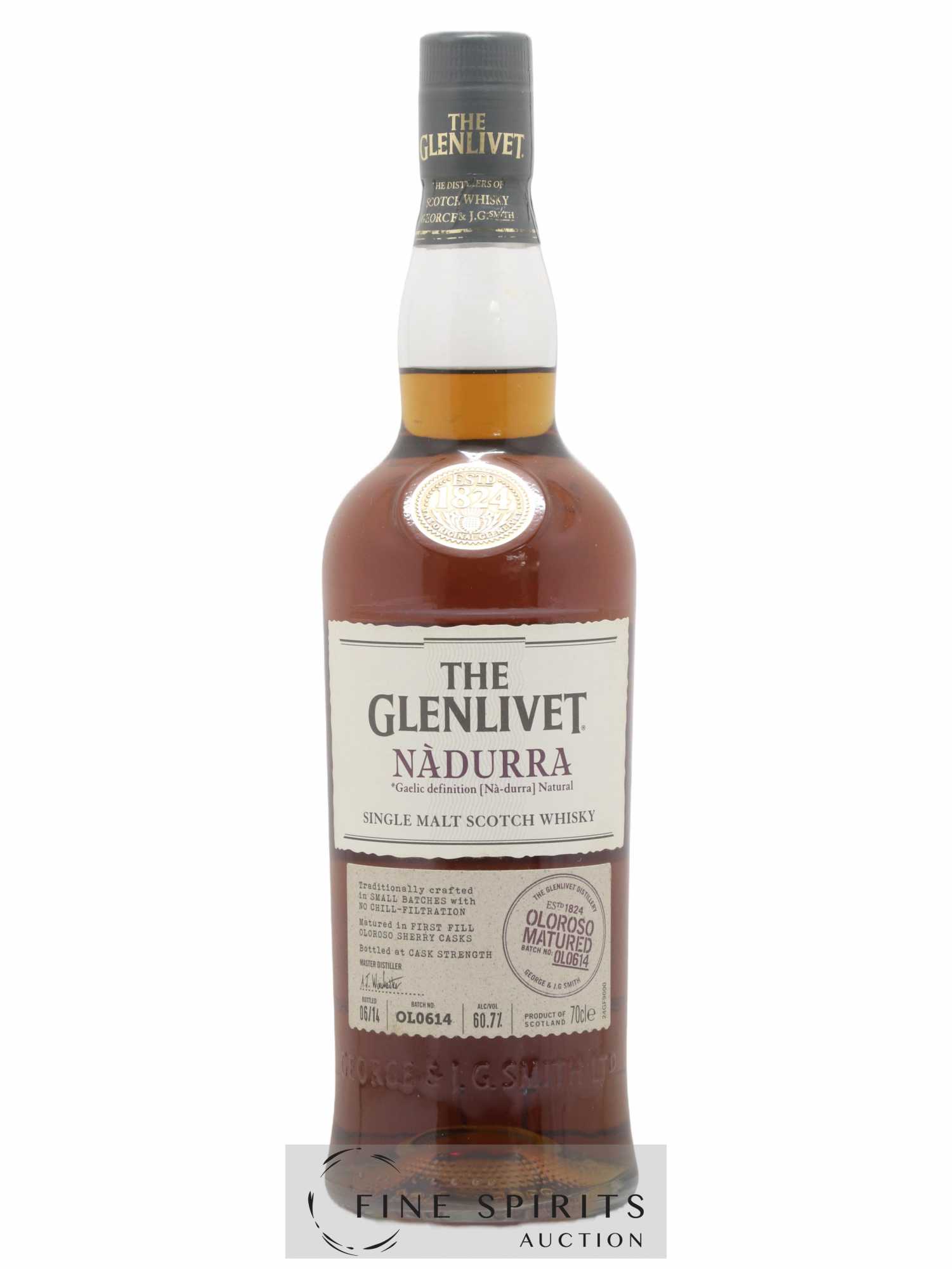 Glenlivet (The) Of. Nàdurra Batch OLO614 - bottled 2014 - Lot de 1 bouteille - 1