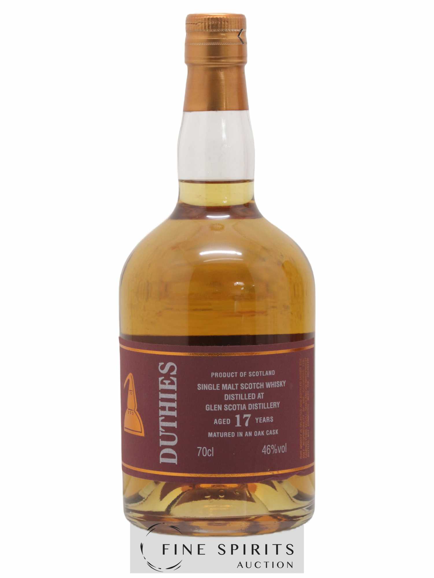 Glen Scotia 17 years Cadenhead's Duthies - Lot de 1 bouteille - 1