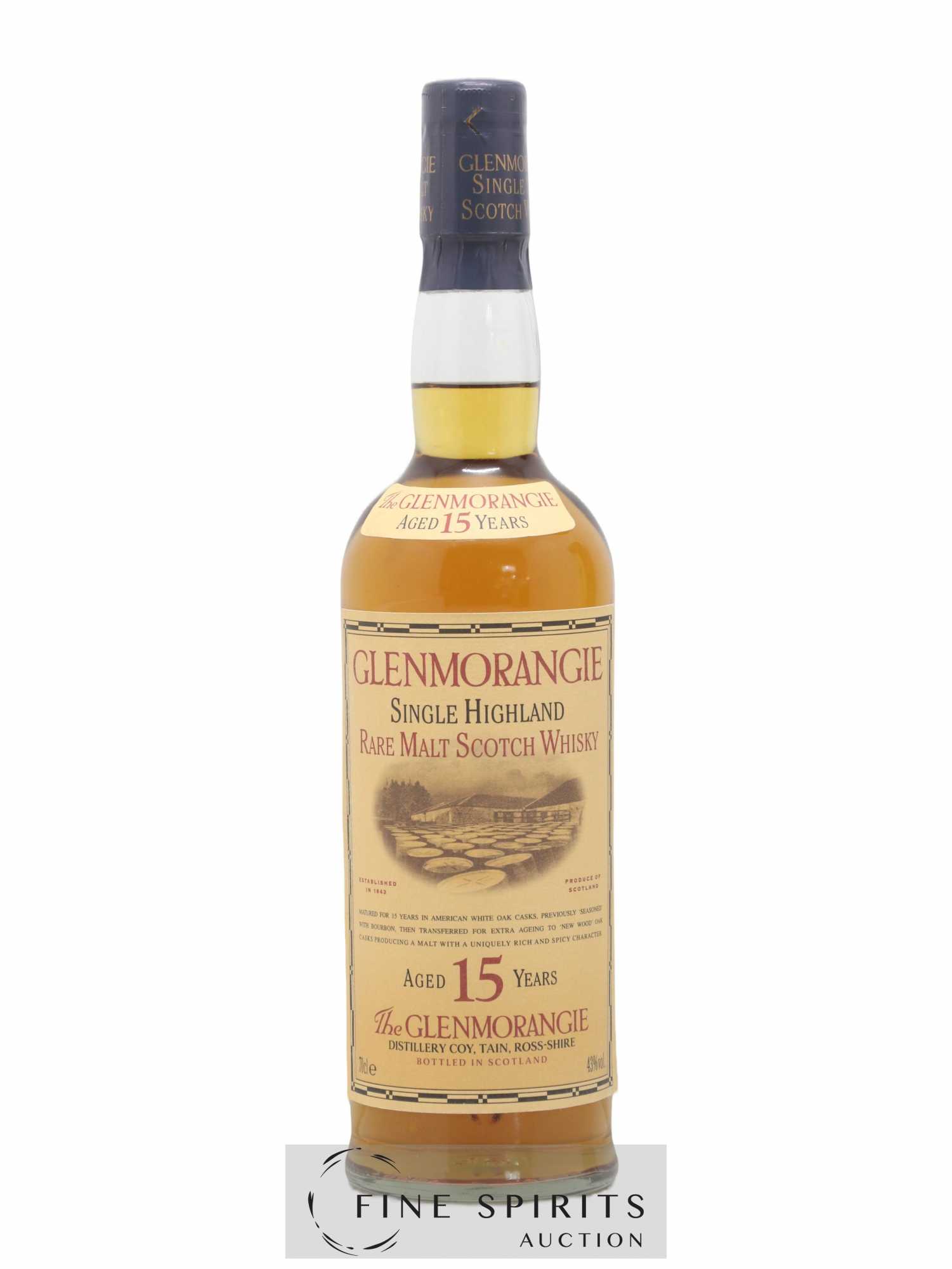 Glenmorangie 15 years Of. Single Highland Rare Malt - Lot of 1 bottle - 1