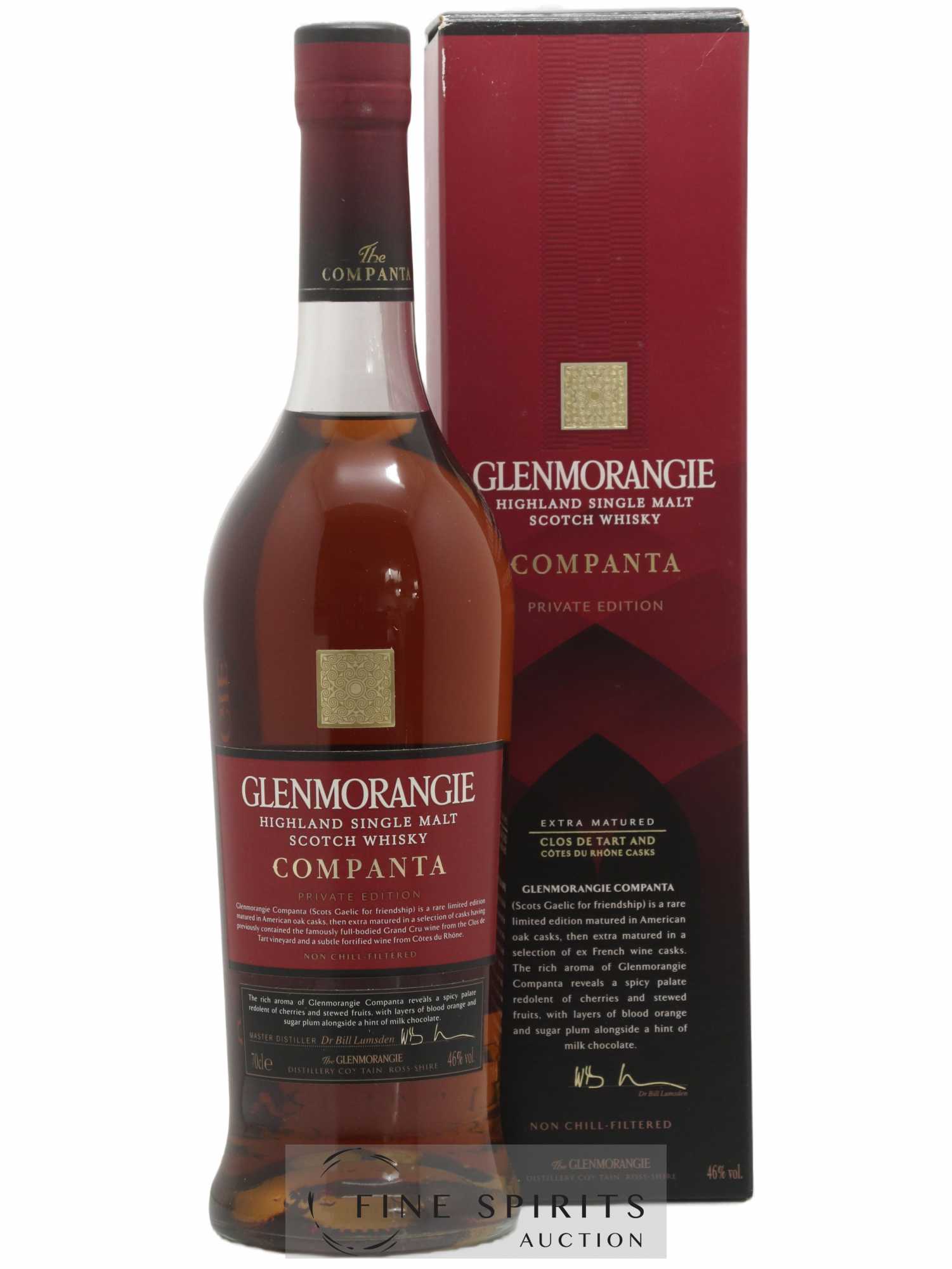 Glenmorangie Of. Companta Private Edition - Lot de 1 bouteille - 0