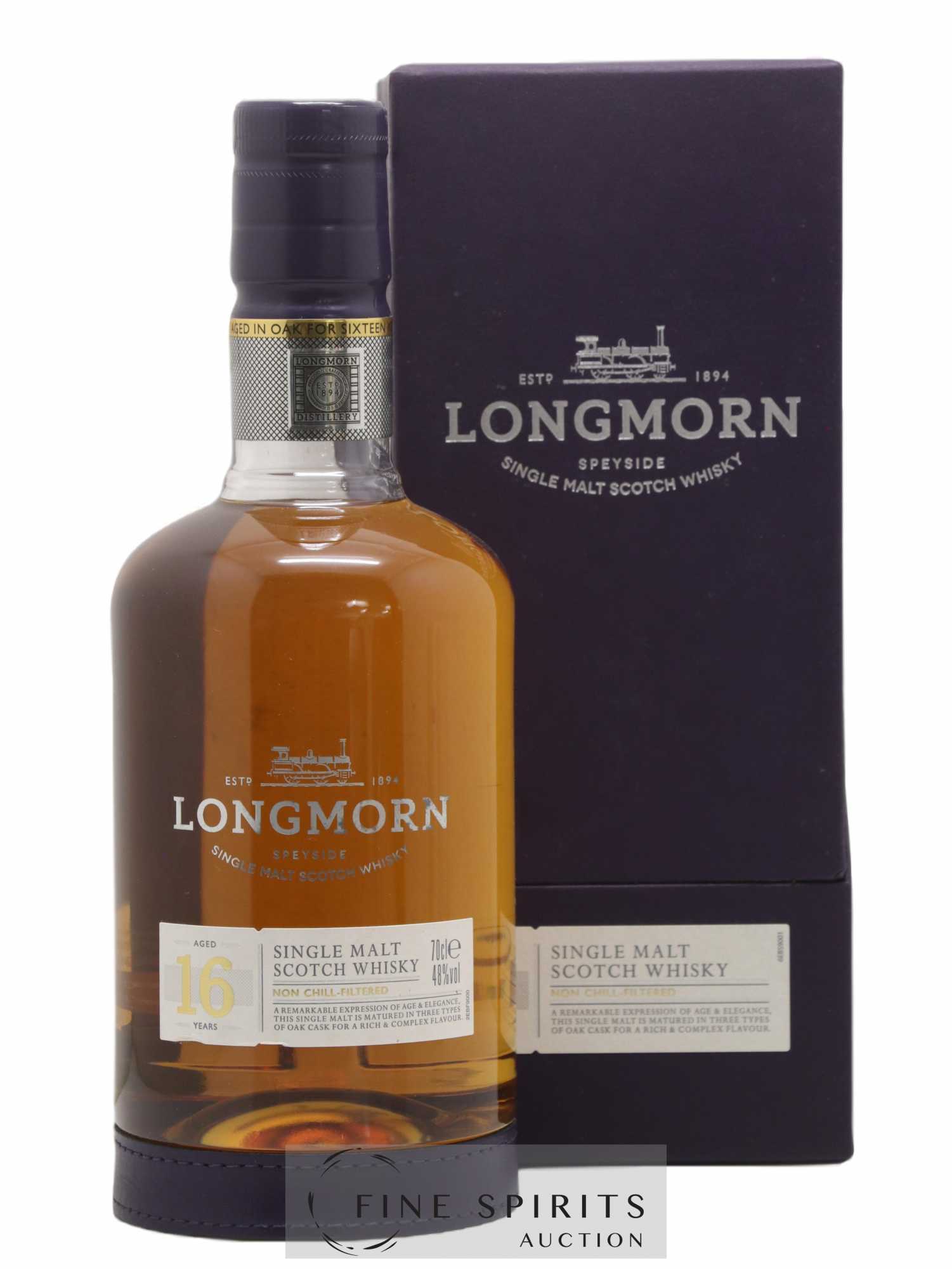 Longmorn 16 years Of. Non-Chill filtered - Lot de 1 bouteille - 0