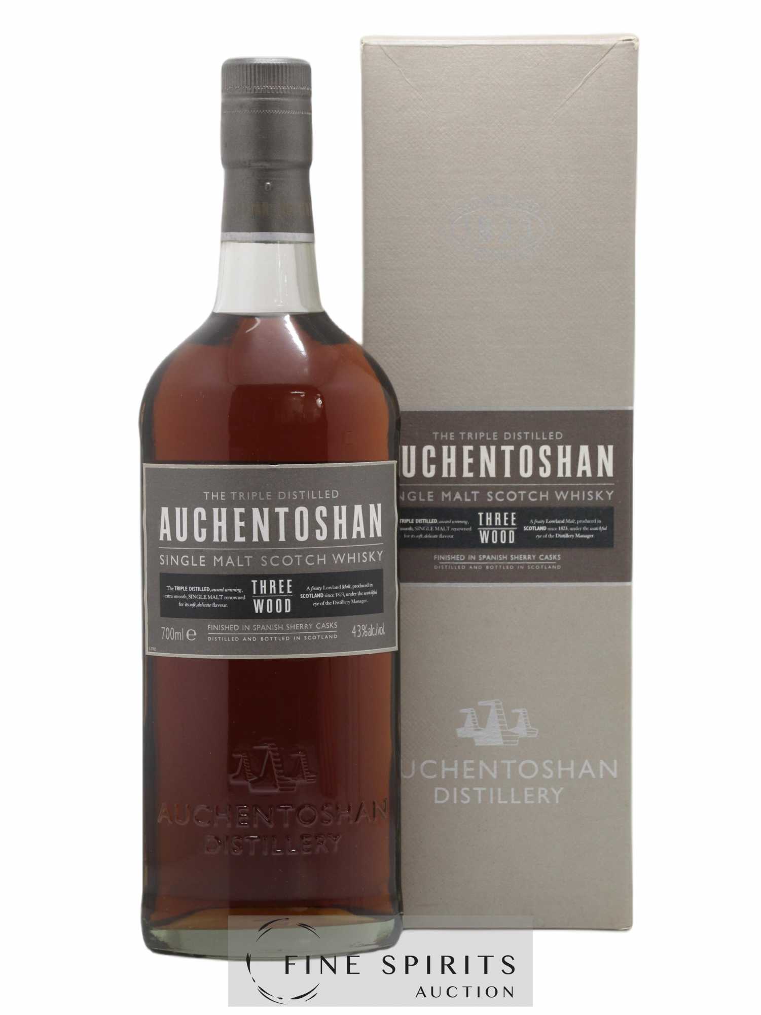 Auchentoshan Of. Three Wood (2000's) - Lot de 1 bouteille - 0