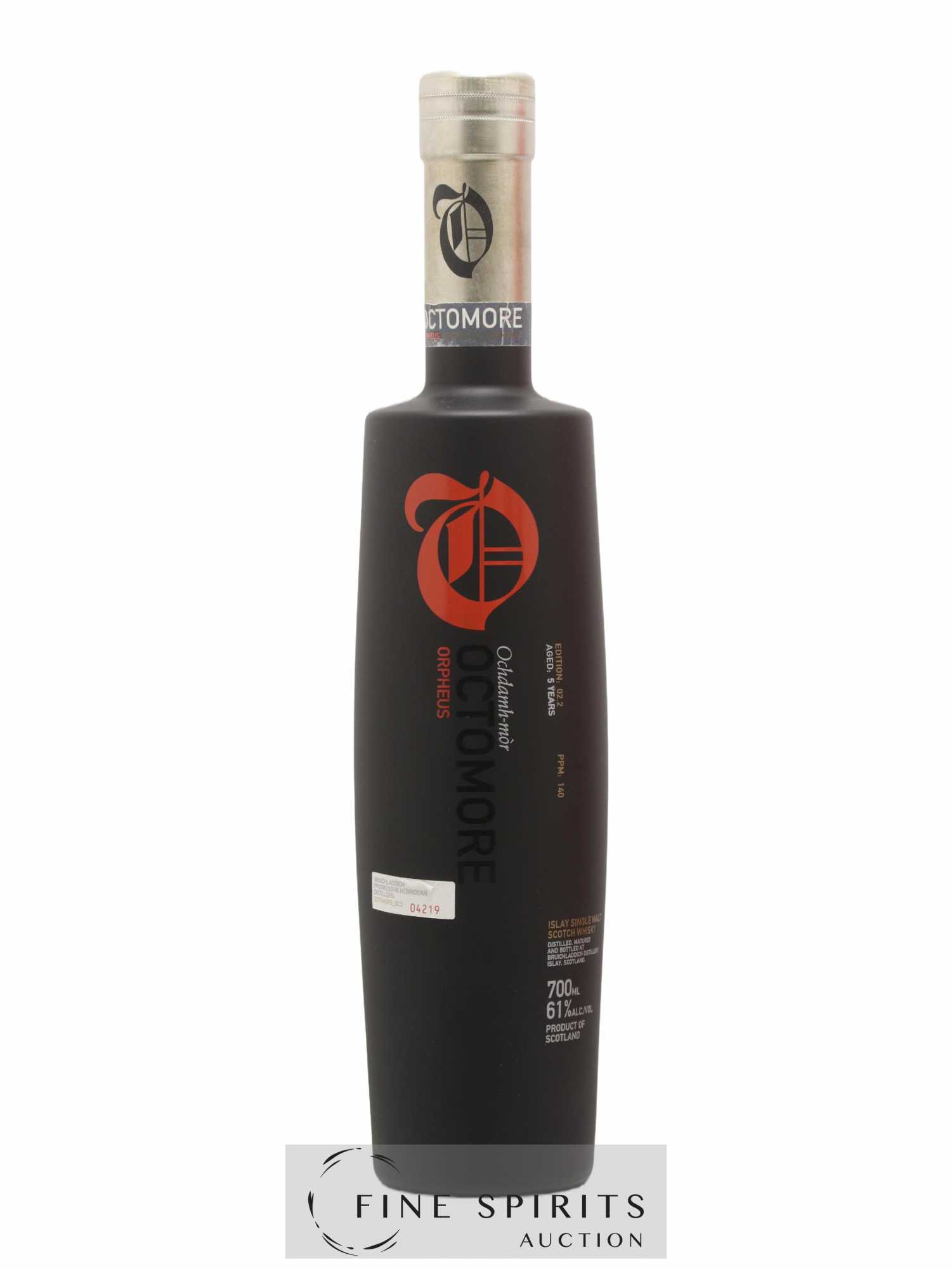 Octomore 5 years Of. Edition 02.2 Orpheus - One of 15000 Limited Edition - Lot de 1 bouteille - 1