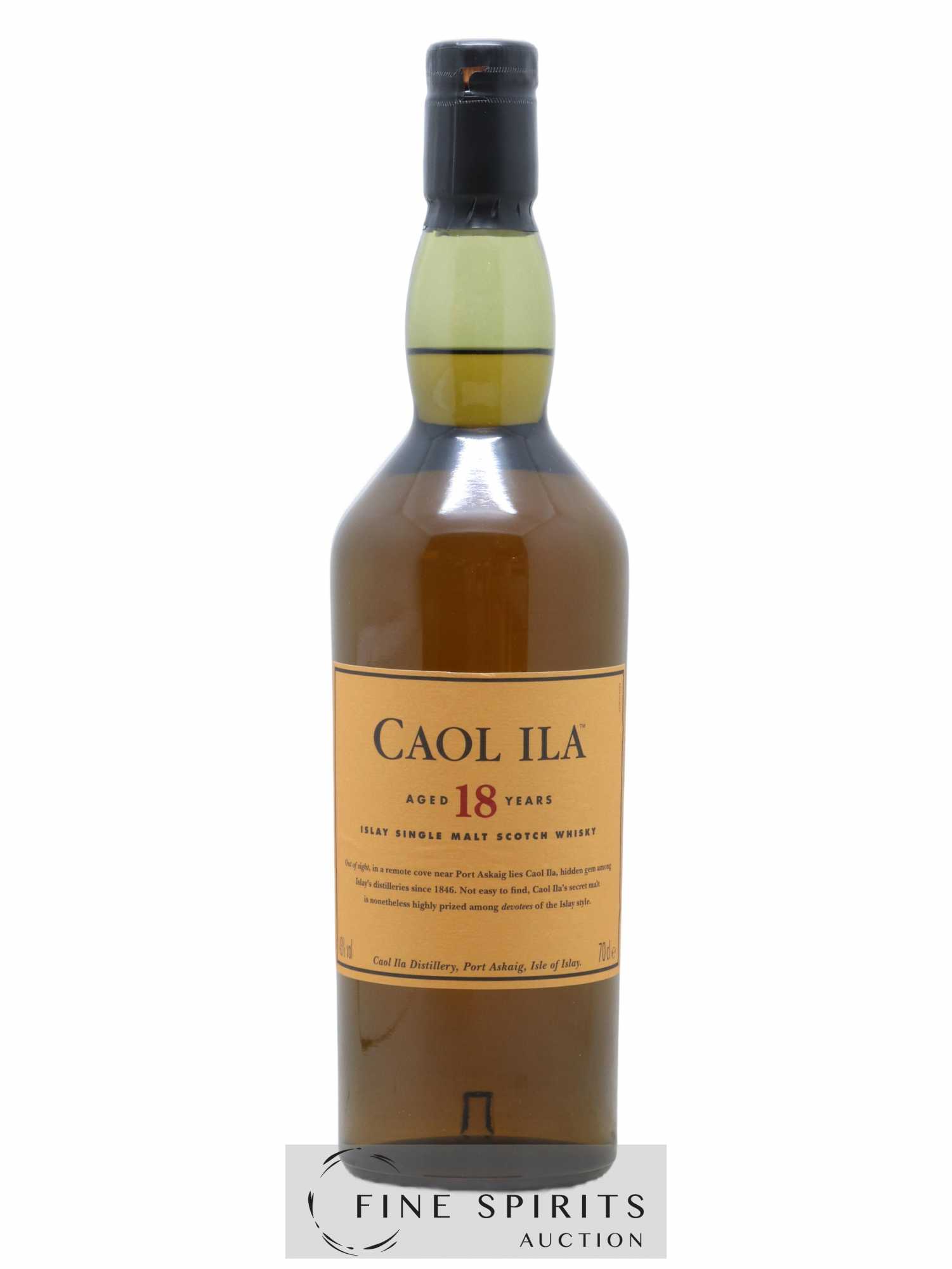 Caol Ila 18 years Of. - Lot de 1 bouteille - 1