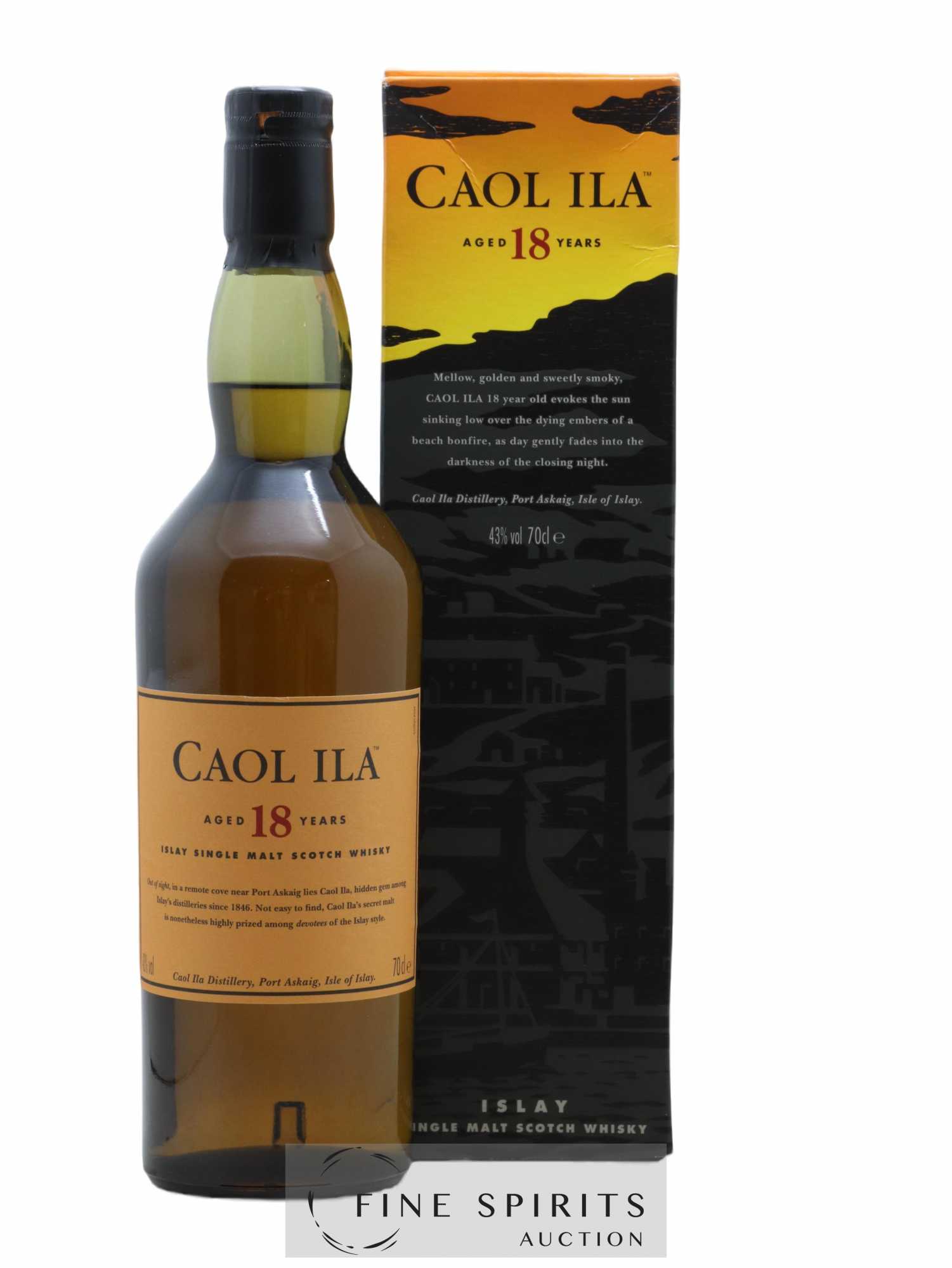 Caol Ila 18 years Of. - Lot de 1 bouteille - 0