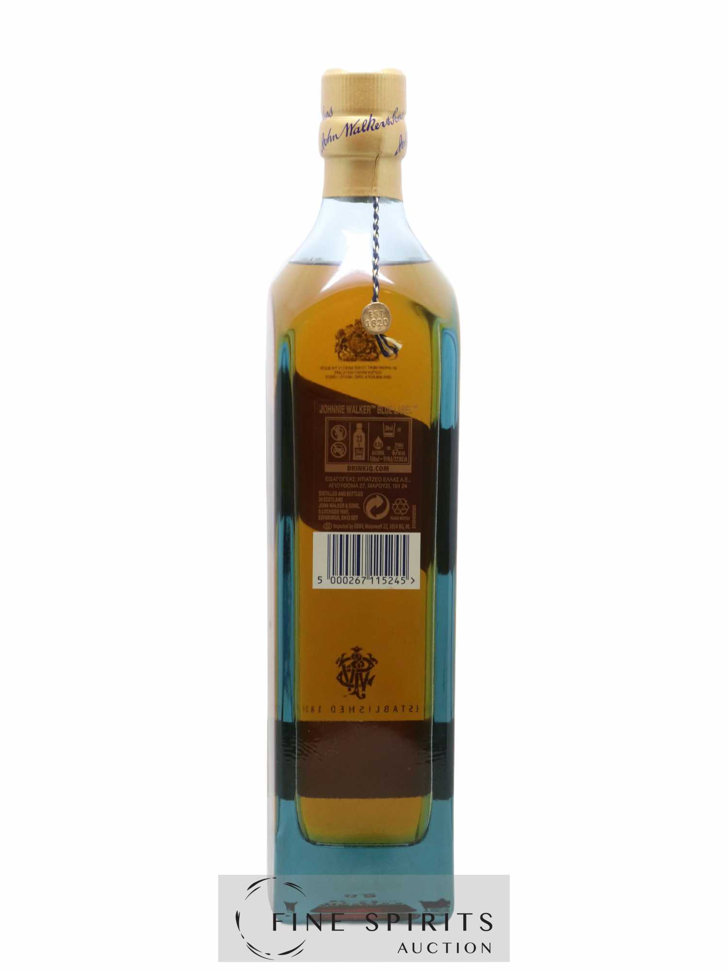 Johnnie Walker Of. Blue Label (70 cl.) - Lot de 1 bouteille - 2