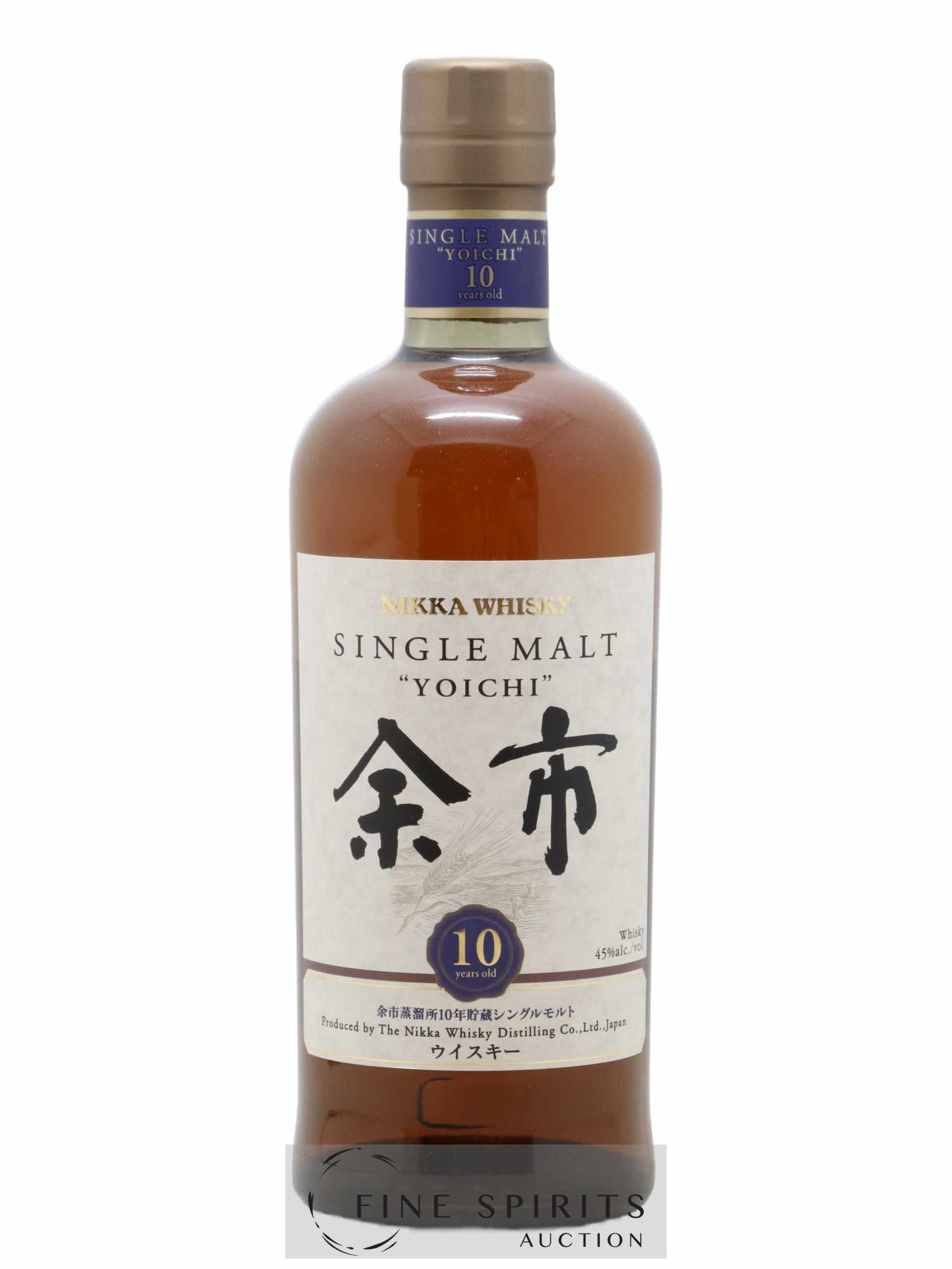 Yoichi 10 years Of. Nikka Whisky - Lot de 1 bouteille - 1