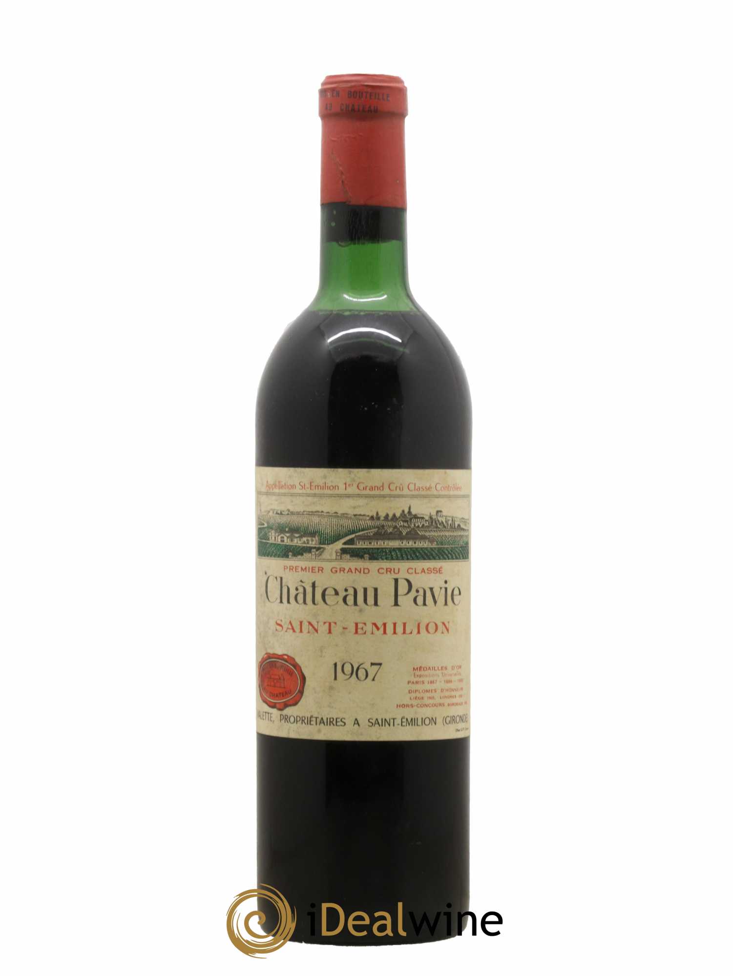 Château Pavie 1er Grand Cru Classé A 1967 - Lot de 1 bouteille - 0