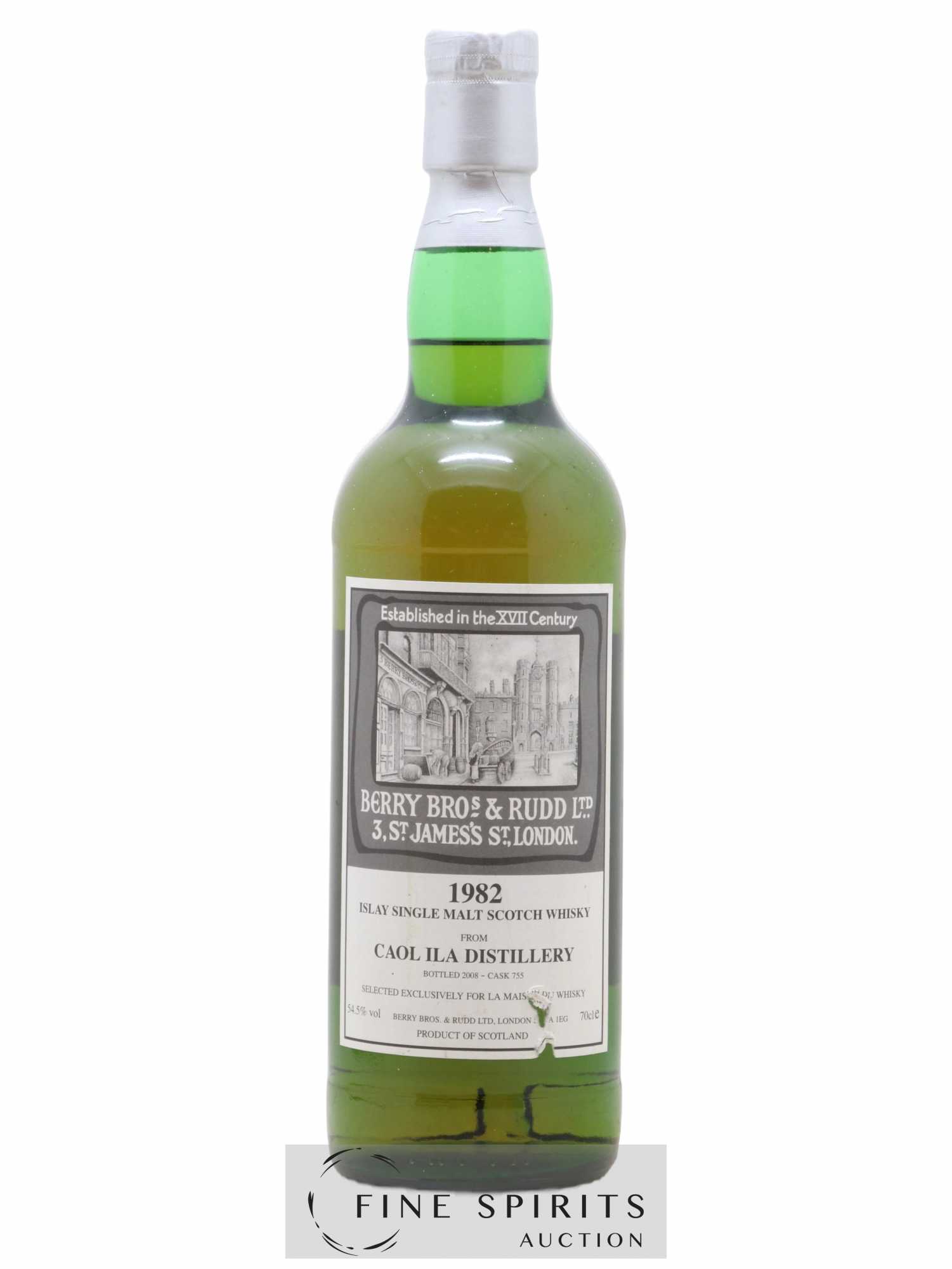 Caol Ila 1982 Berry Bros & Rudd Cask n°755 - bottled 2008 LMDW - Posten von 1 Flasche - 0