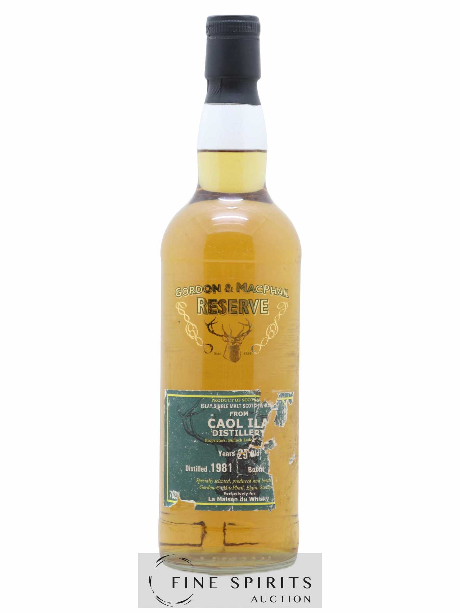 Caol Ila 29 years 1981 Gordon & MacPhail Reserve Cask n°6410 - One of 330 - bottled 2011 LMDW - Lot de 1 bouteille - 0