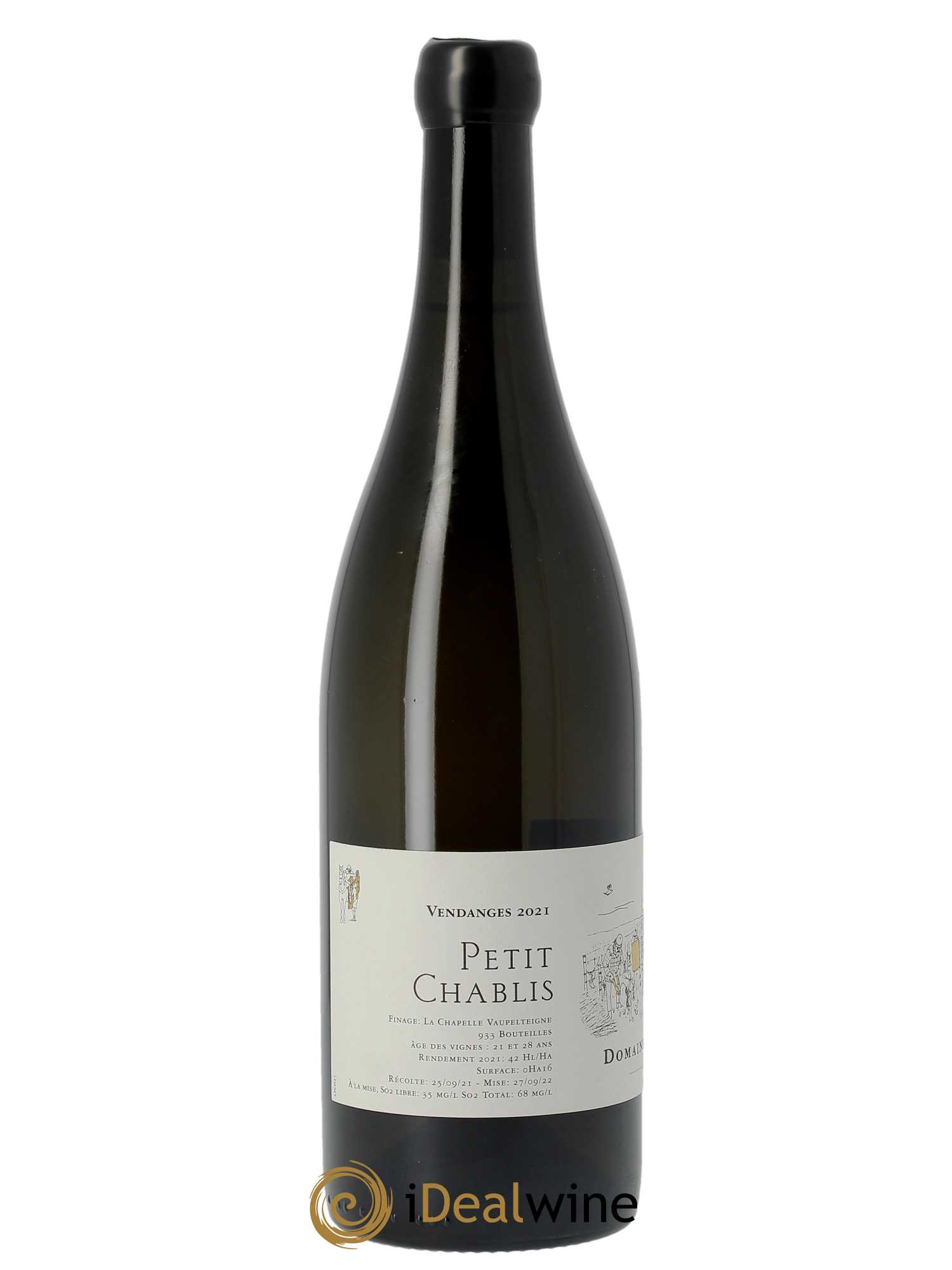 Petit Chablis Jean Dauvissat  (Domaine) 2021 - Lot de 1 bouteille - 1