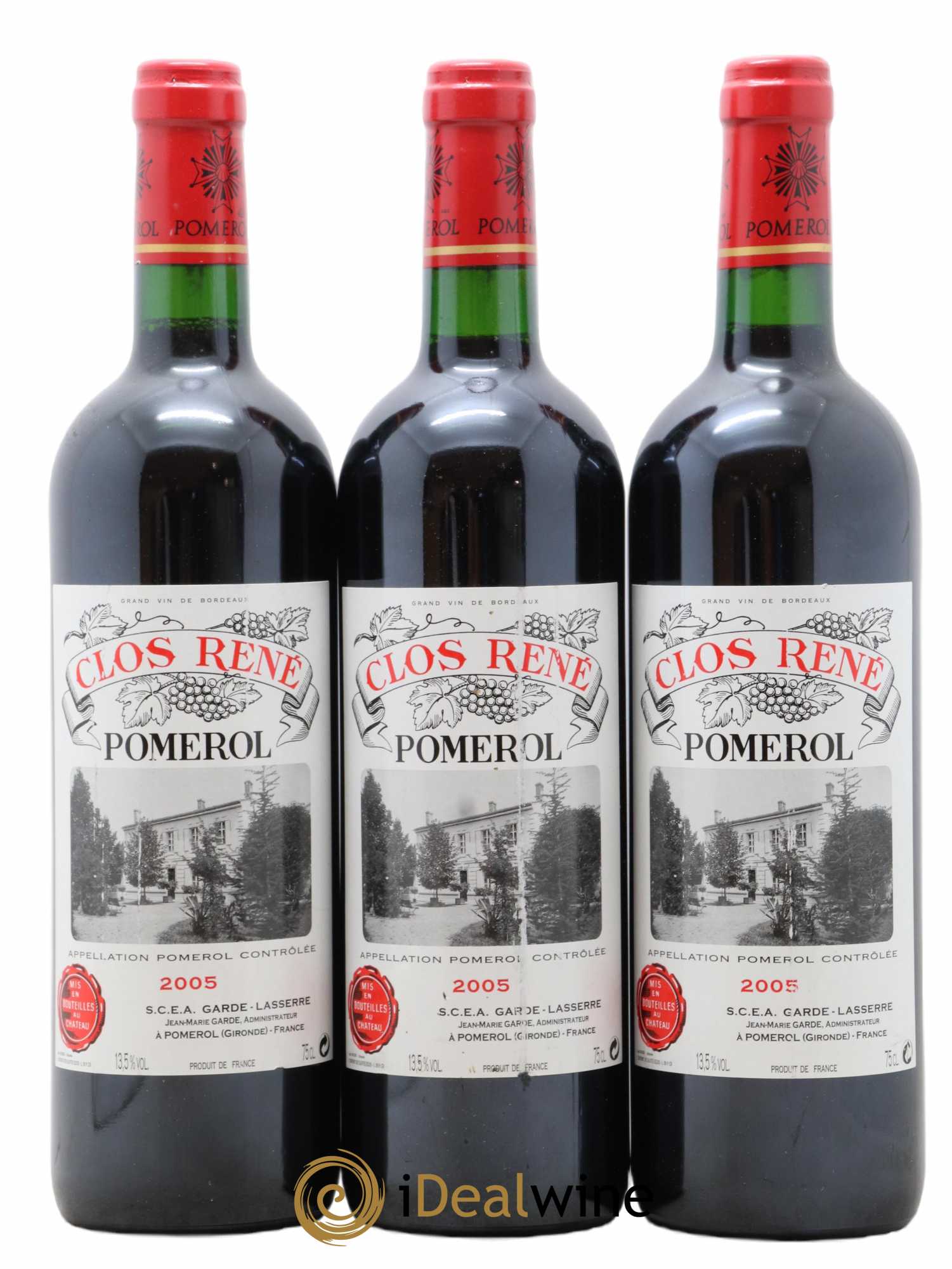 Clos René 2005 - Lotto di 3 bottiglie - 0
