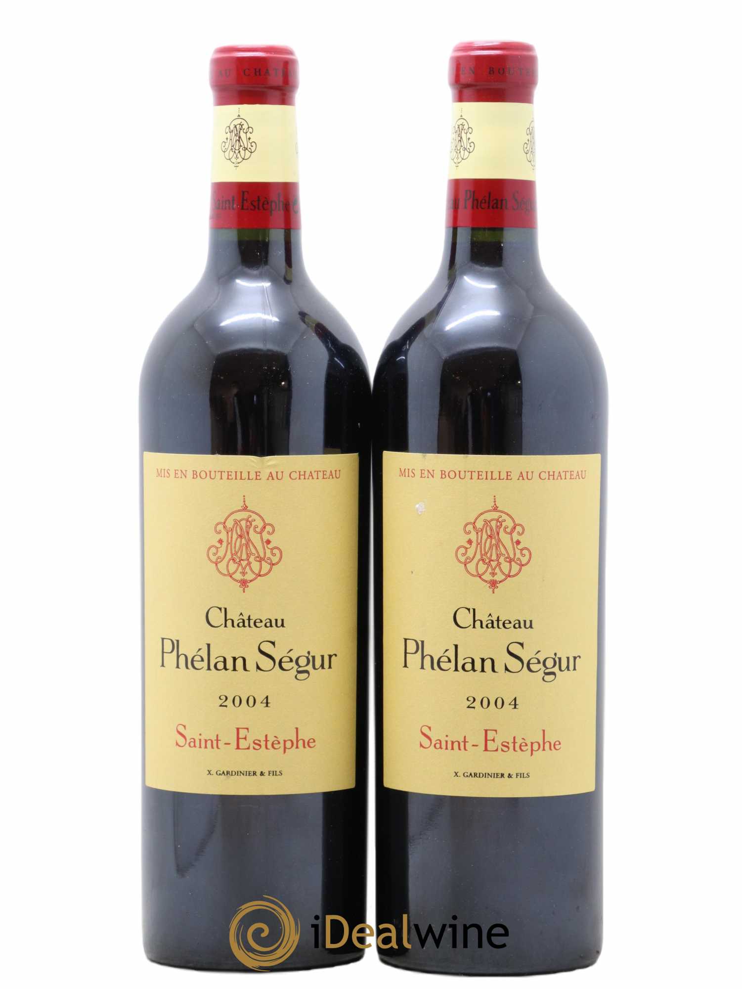 Château Phélan Ségur 2004 - Lot de 2 bouteilles - 0