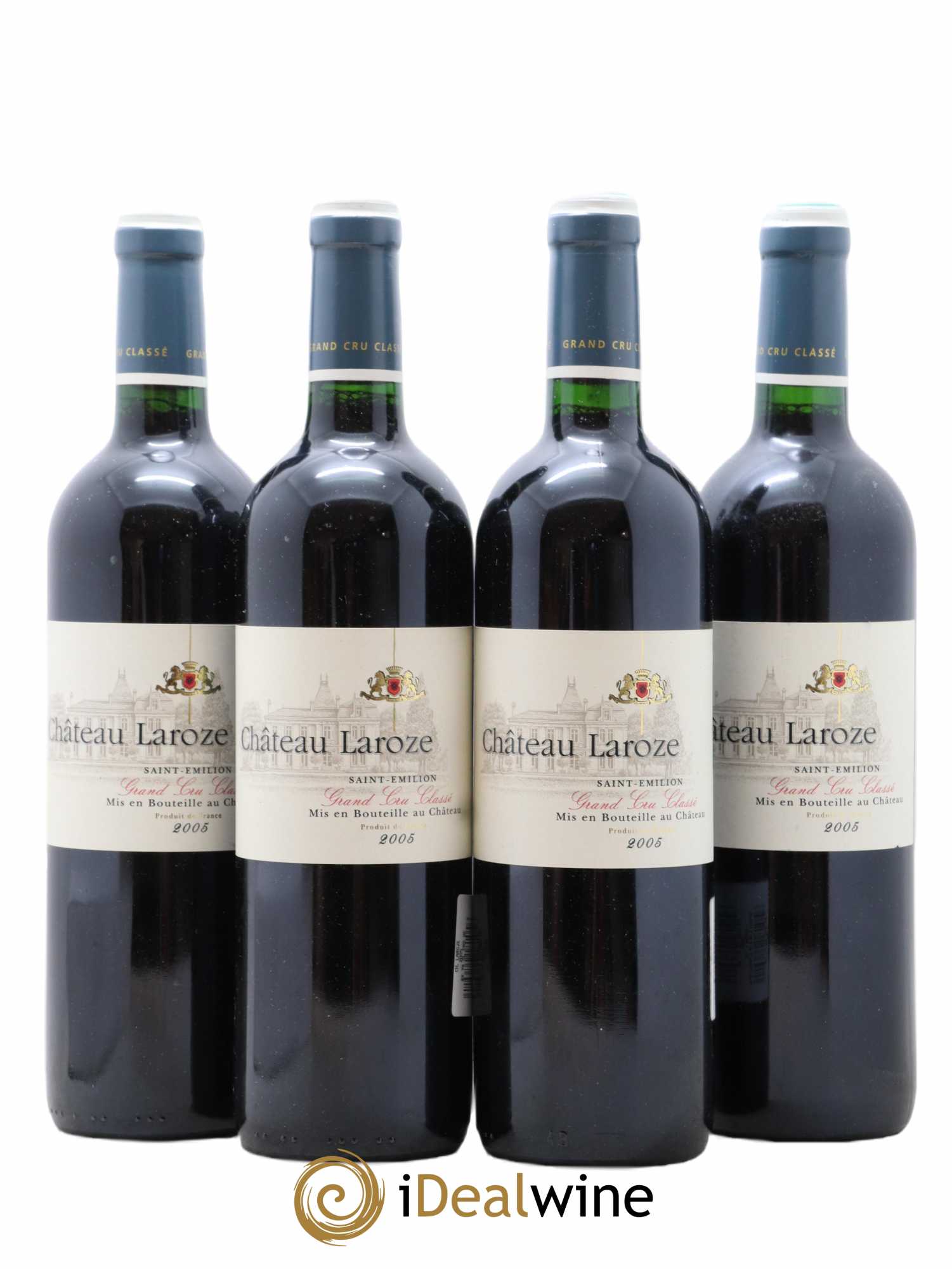 Château Laroze Grand Cru Classé 2005 - Lot de 4 bouteilles - 0