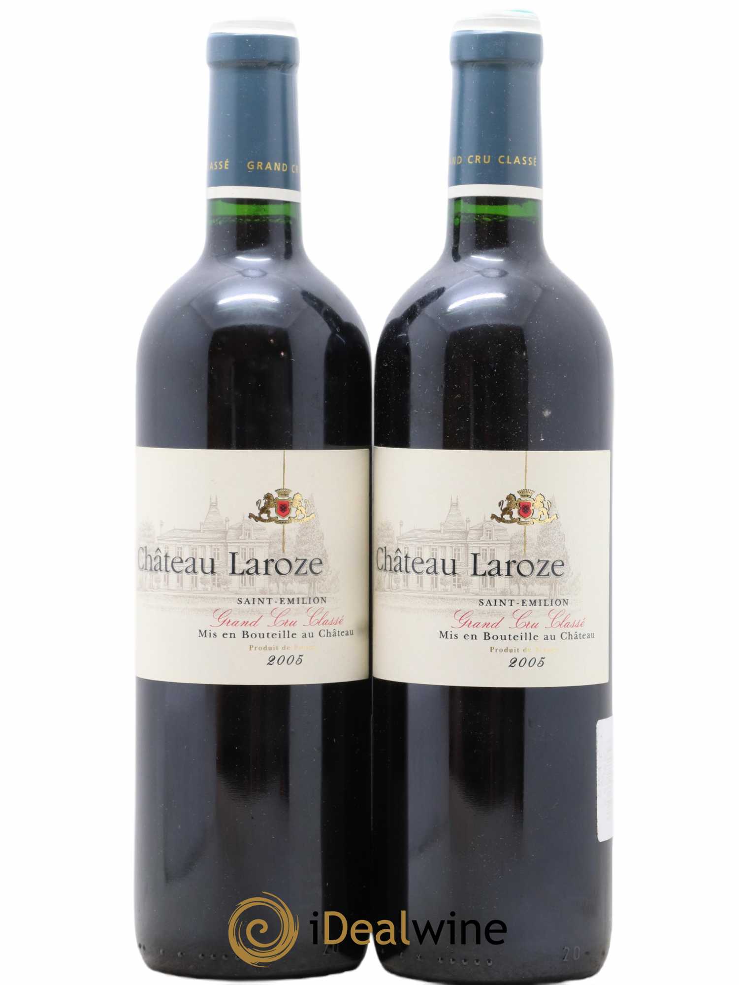 Château Laroze Grand Cru Classé 2005 - Lot de 2 bouteilles - 0