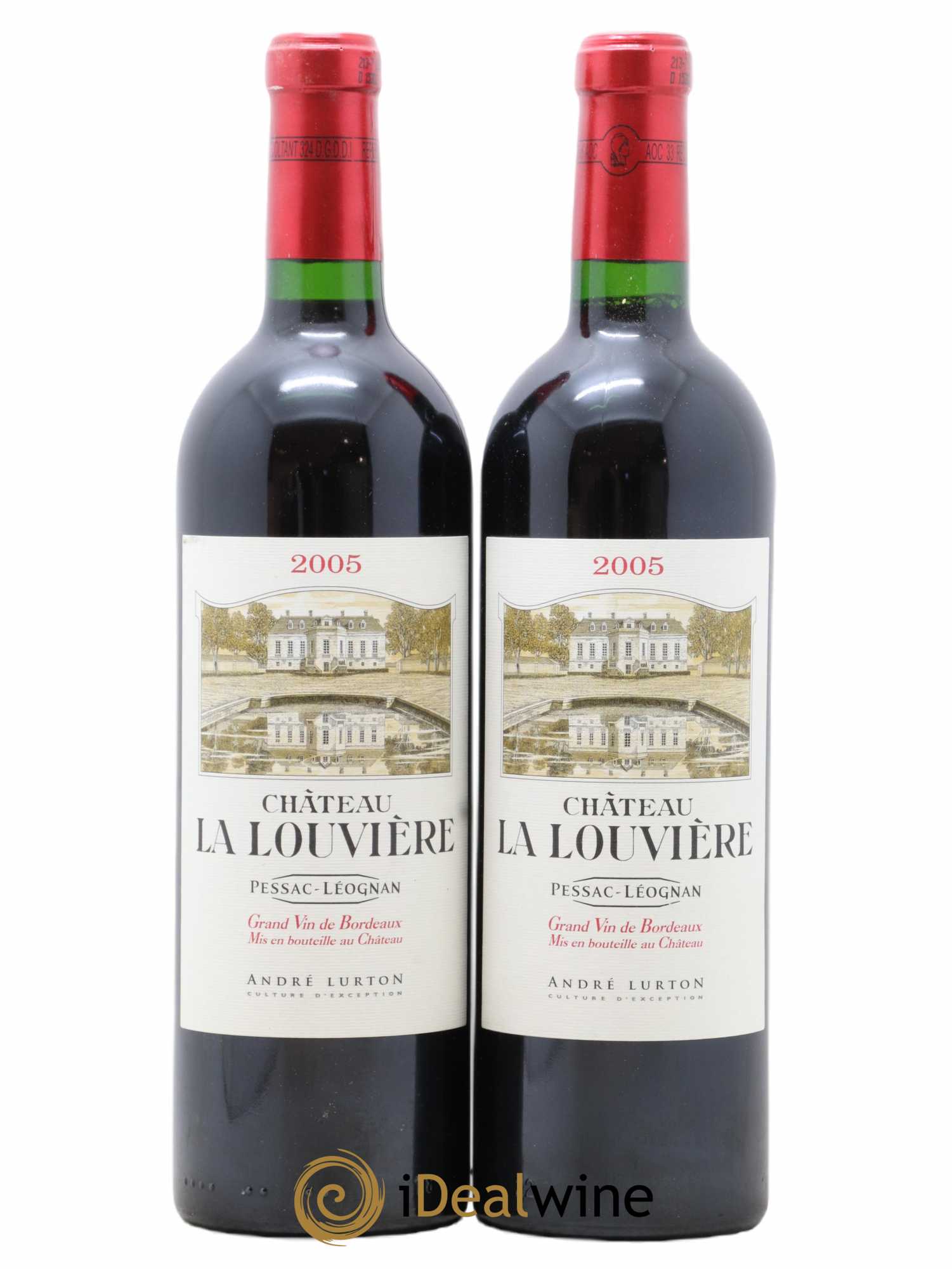 Château la Louvière 2005 - Lot de 2 bouteilles - 0